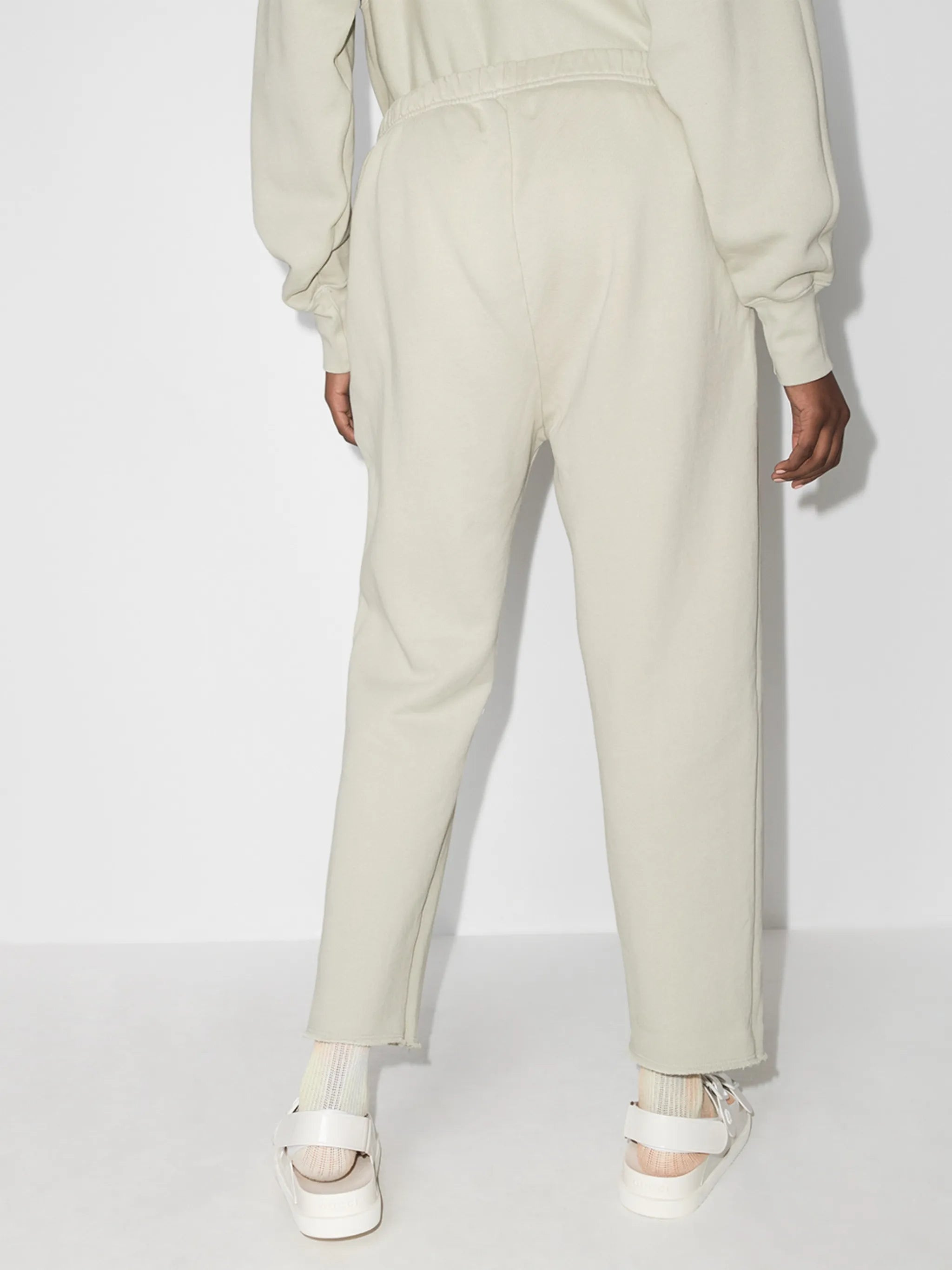cropped tapered trackpants