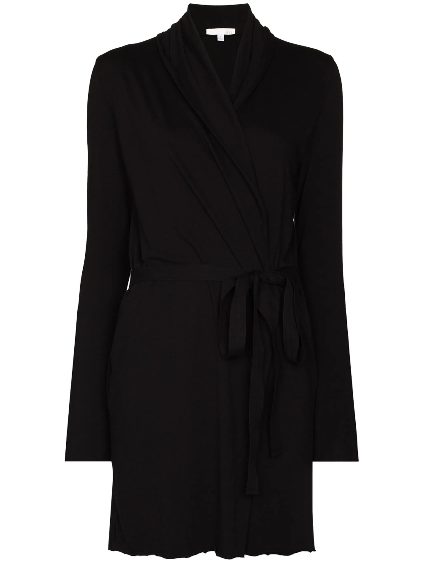 Pima cotton tie-waist robe