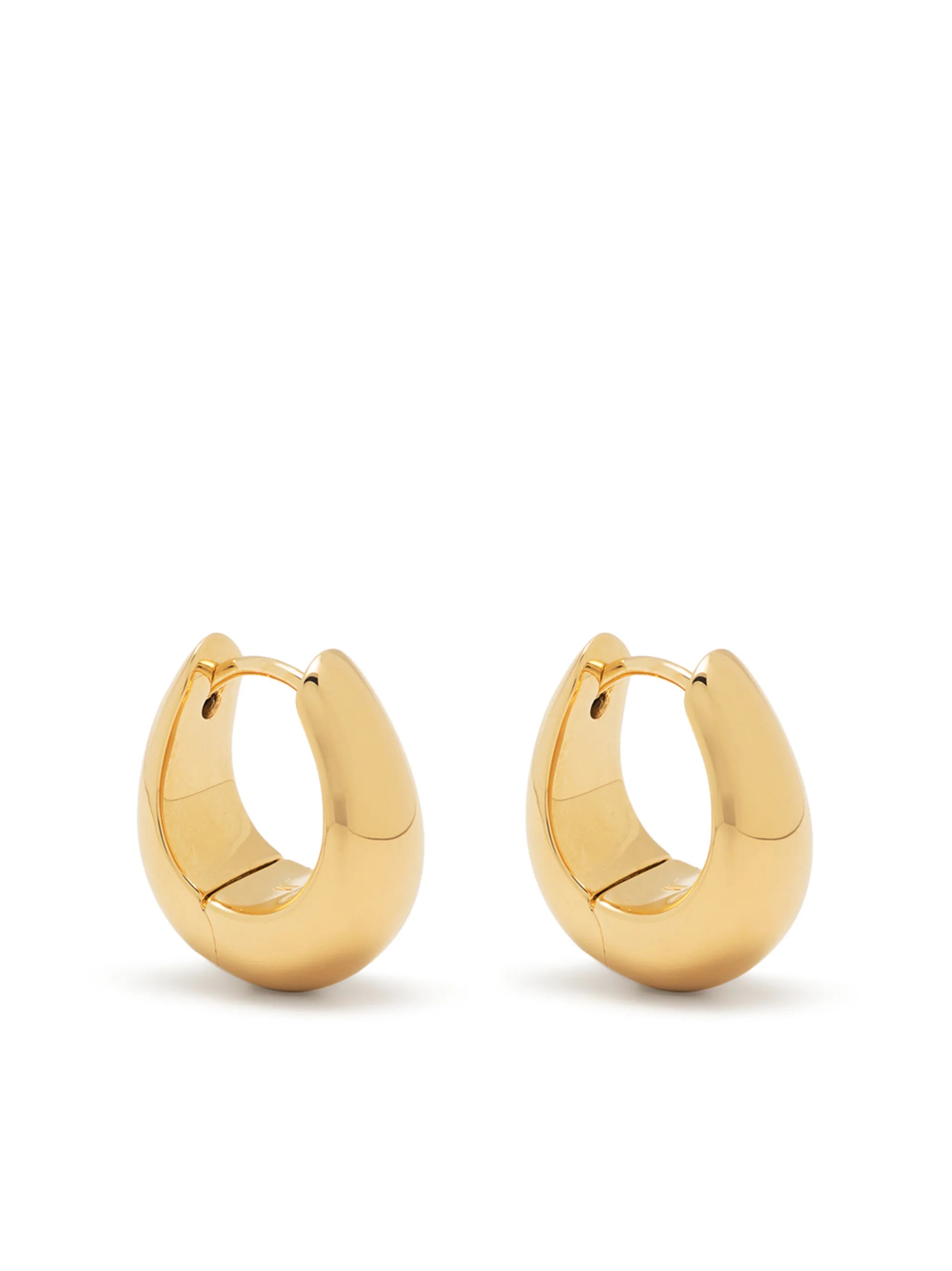 Ice small hoop earrings