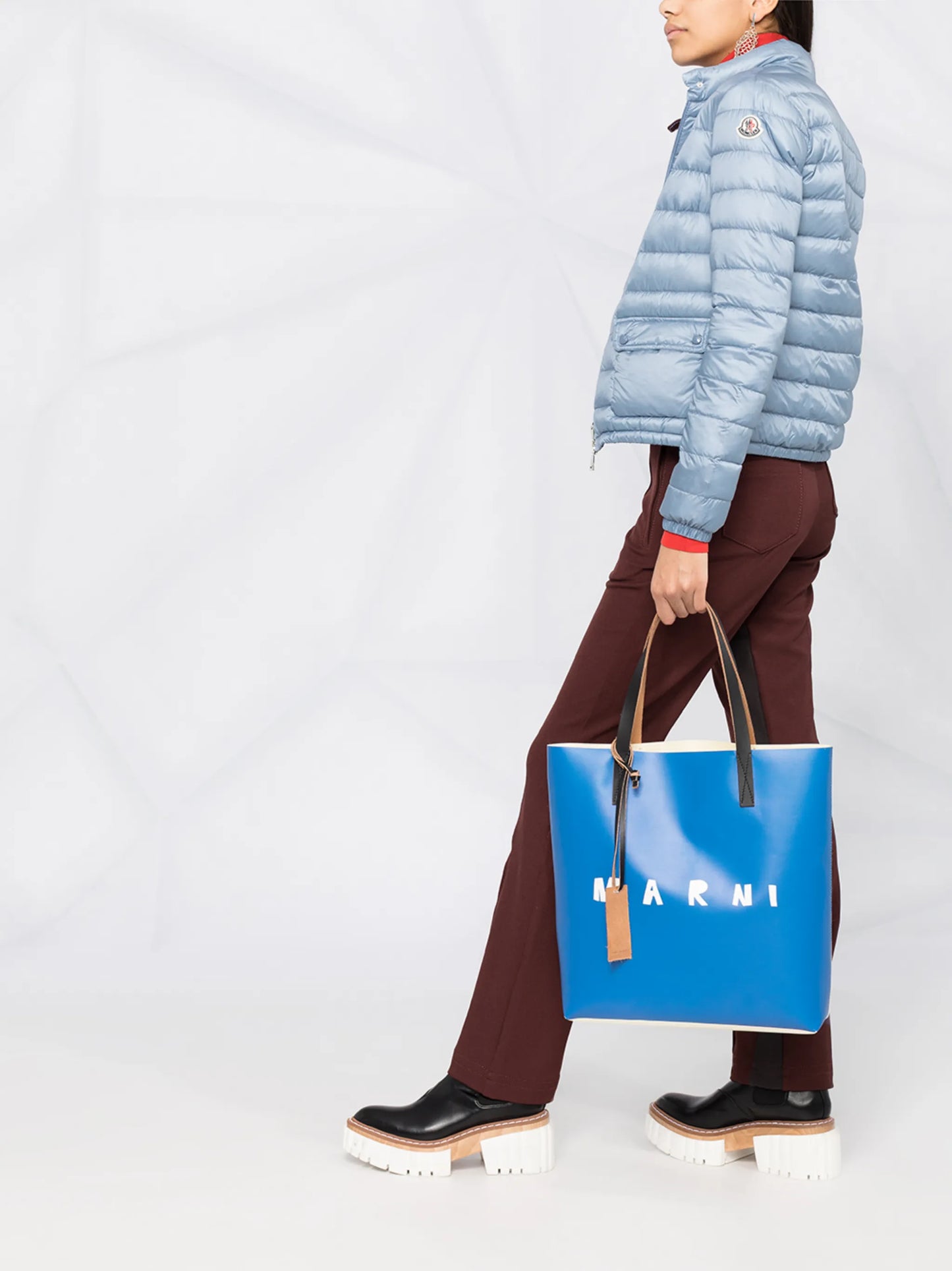 cropped quilted zipped jacket