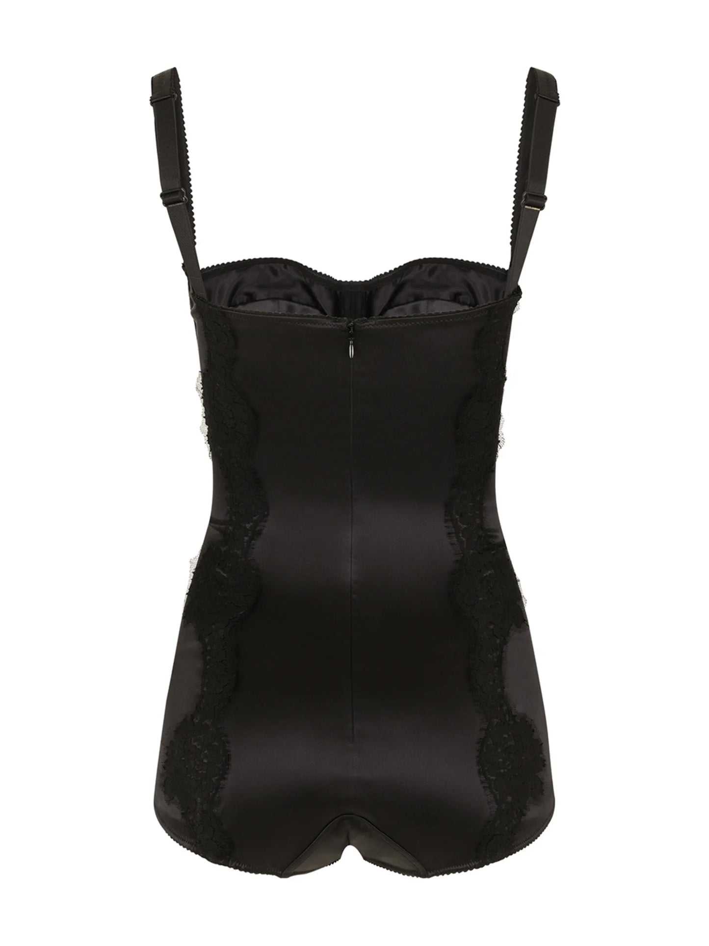 lace-detail balconette bodysuit