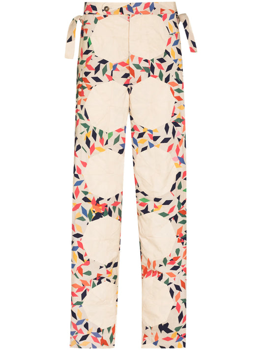 all-over print trousers