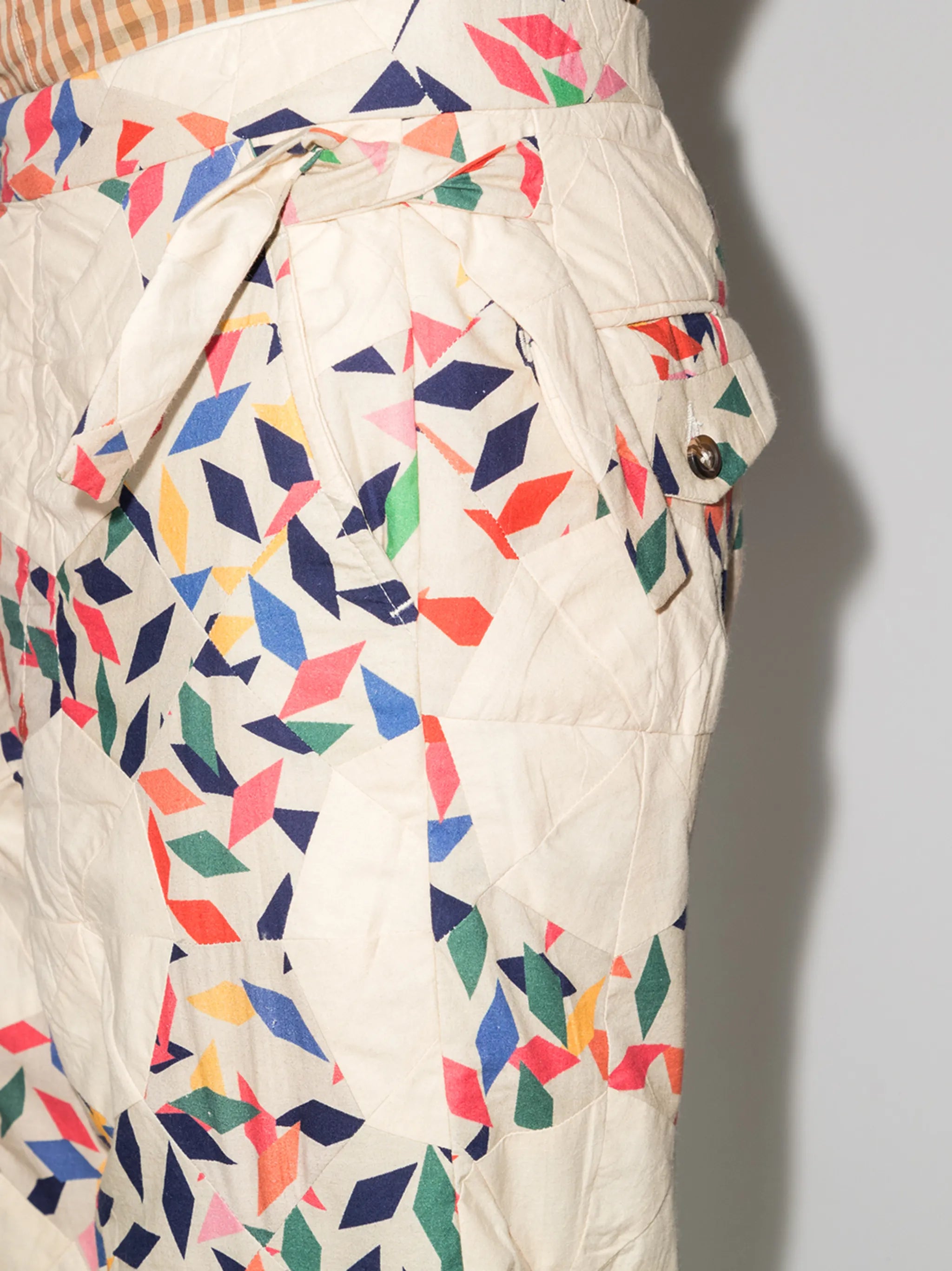 all-over print trousers