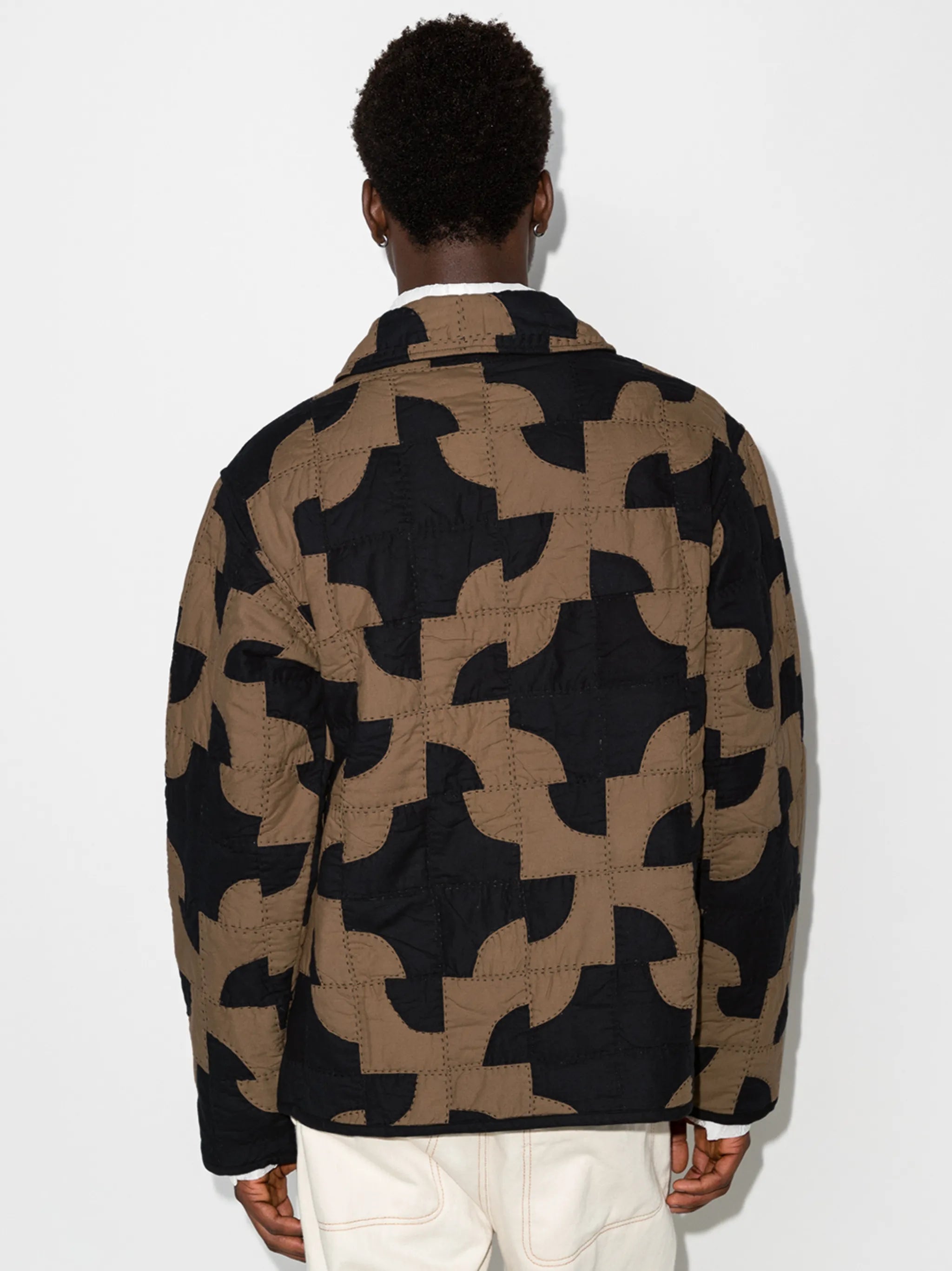 Drunkards quilted patchwork jacket
