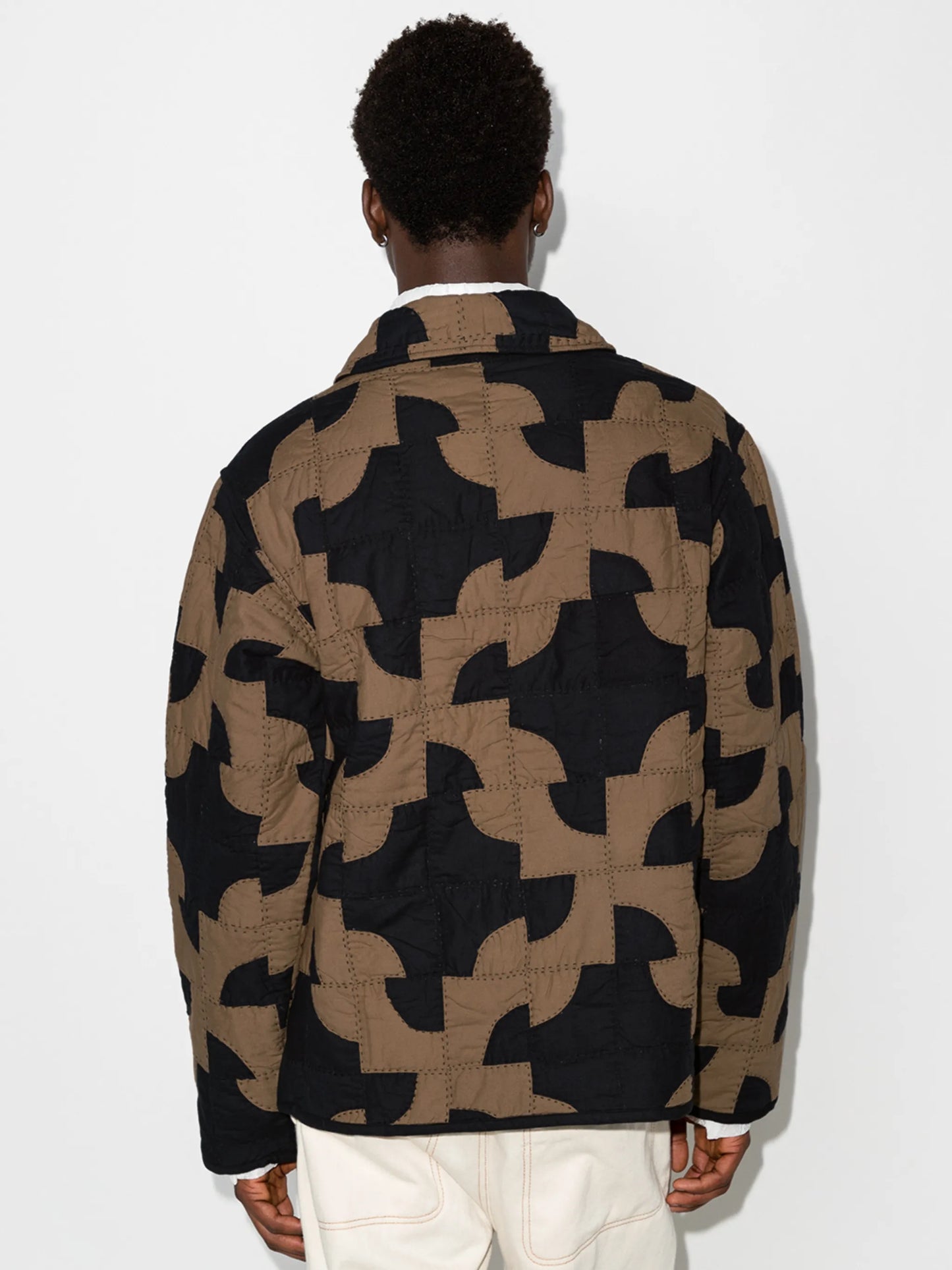 Drunkards quilted patchwork jacket