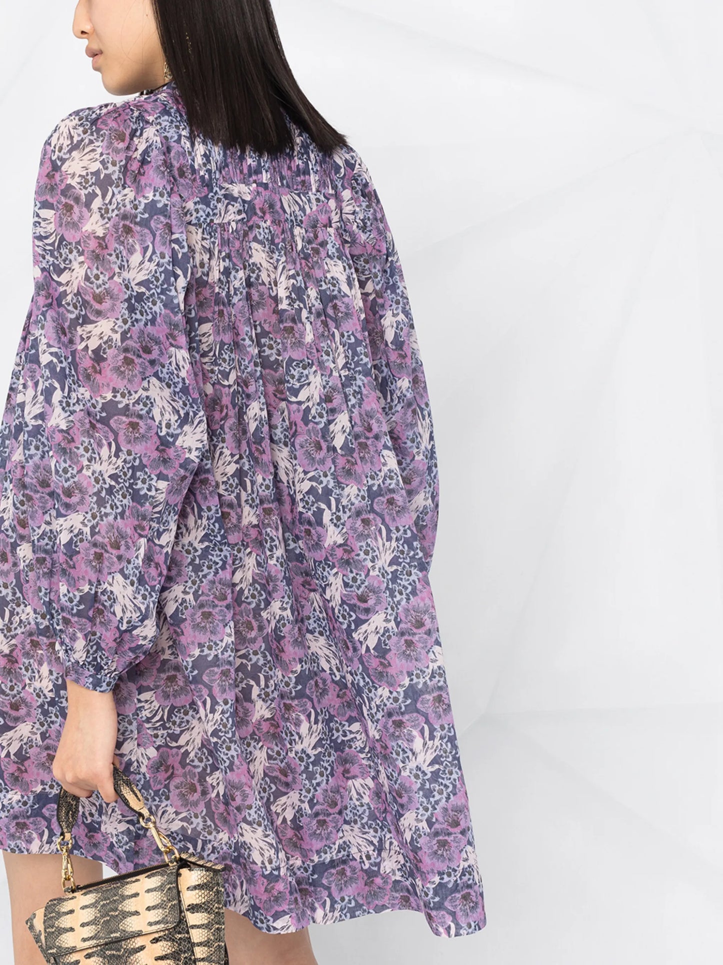 Virginie floral print mini dress