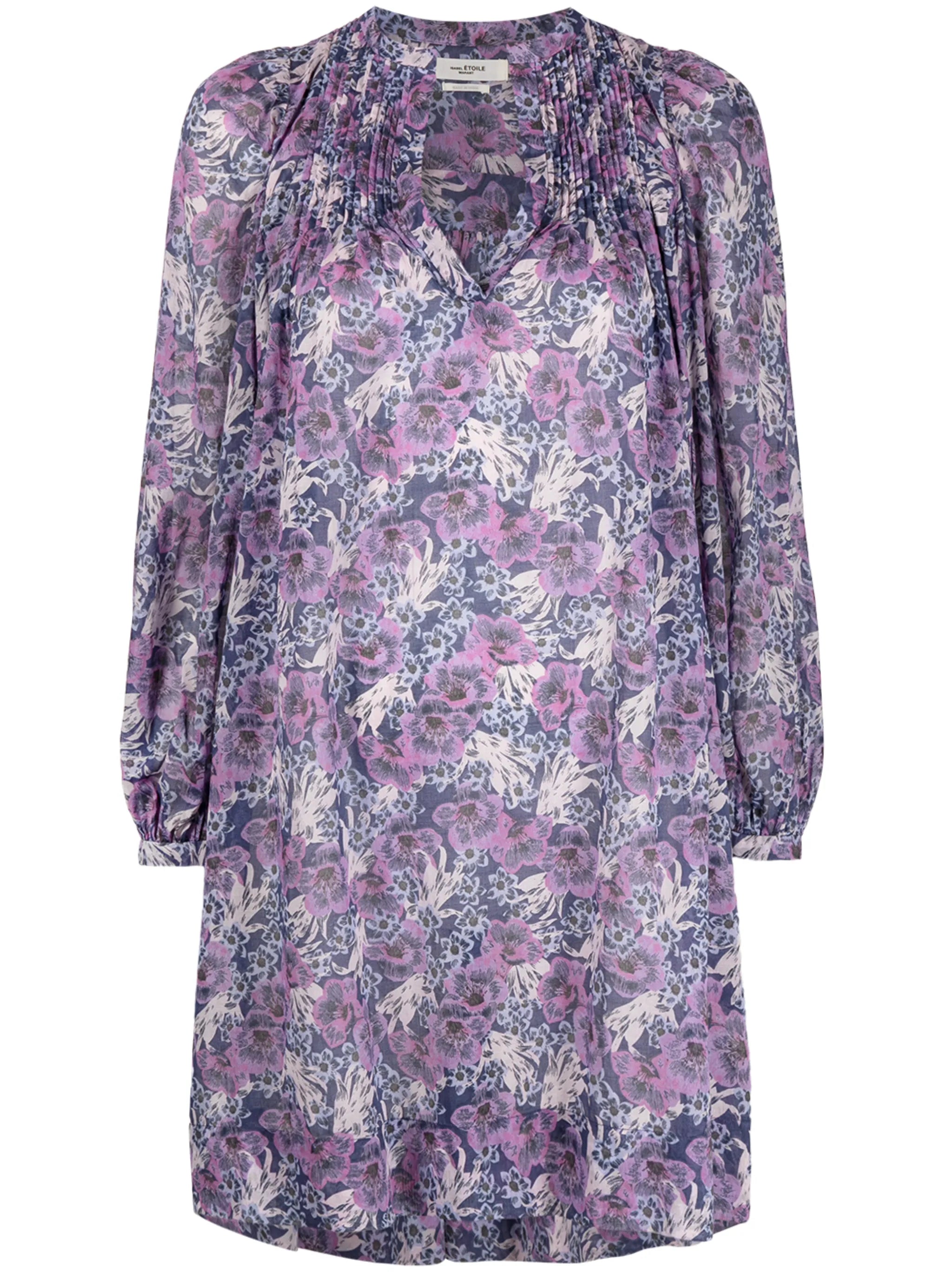 Virginie floral print mini dress