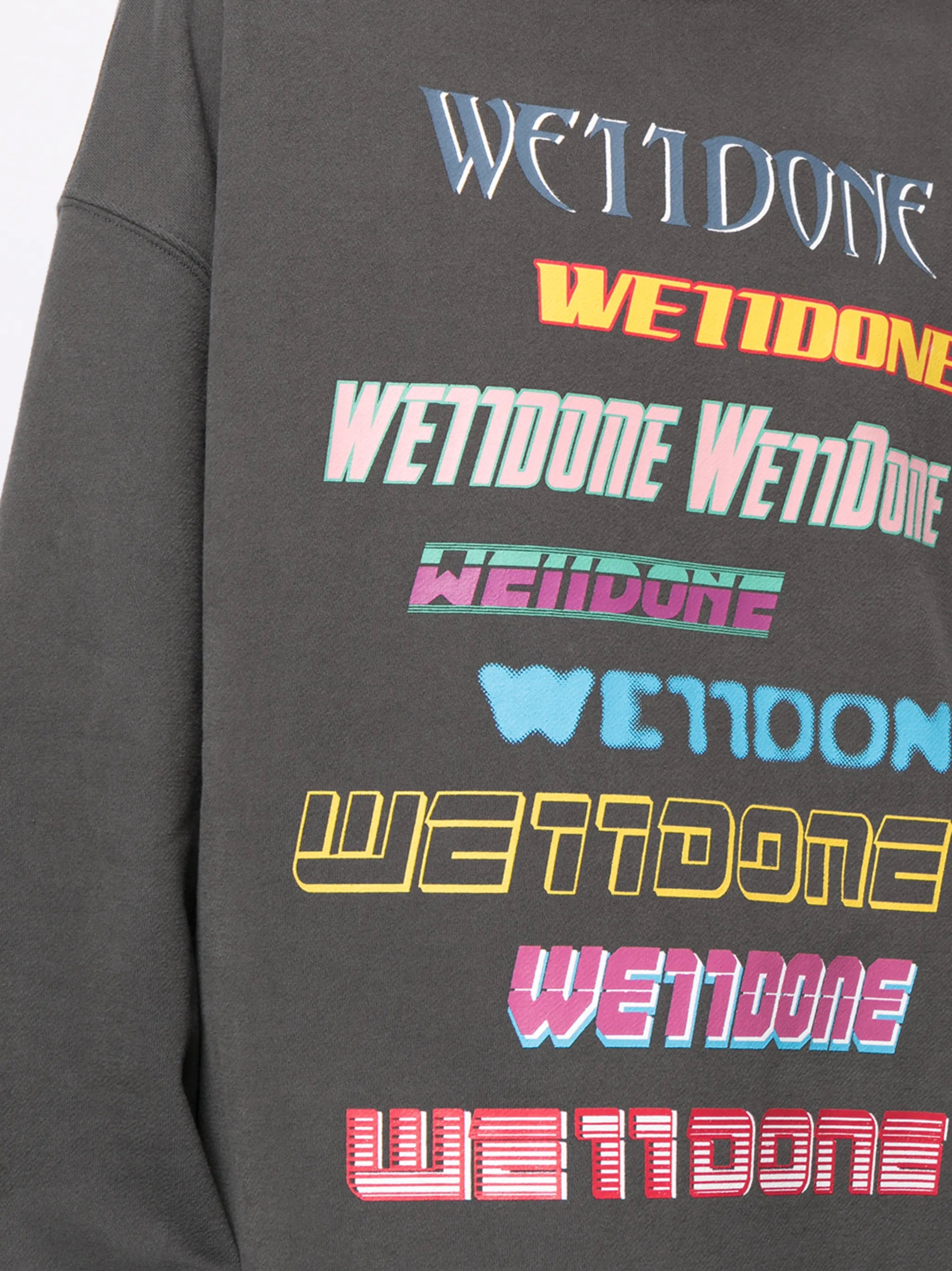 oversized logo print sweatshirt