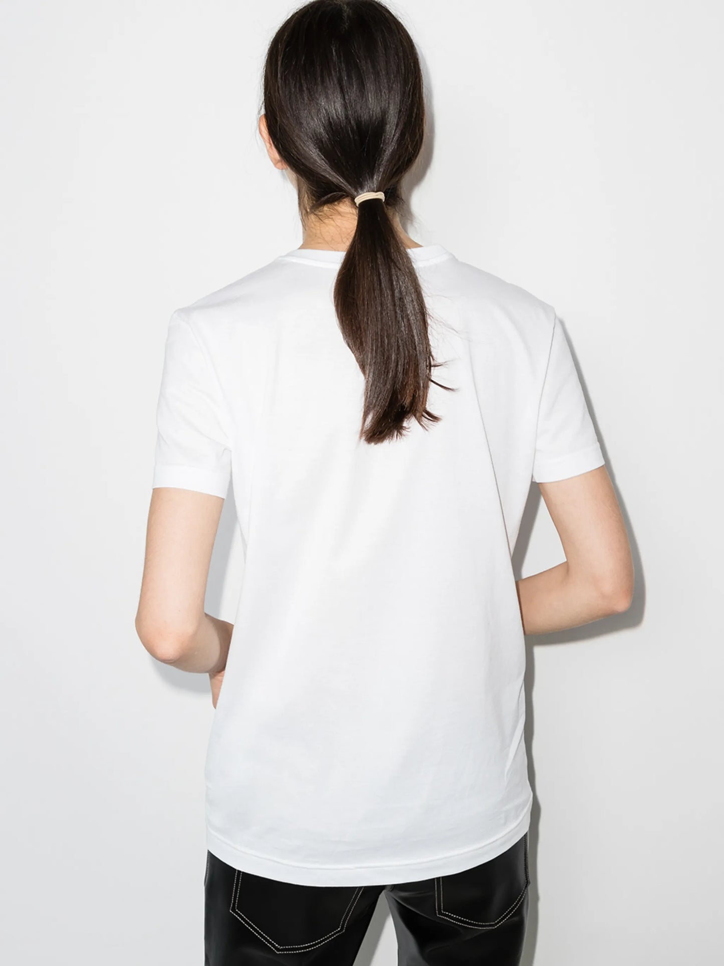 lettering print short-sleeve T-shirt