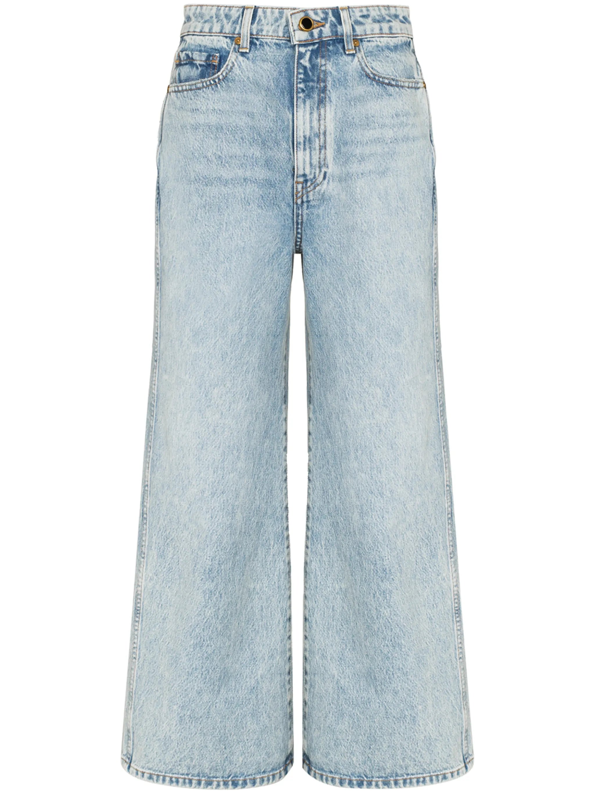 The Ella wide-leg cropped jeans