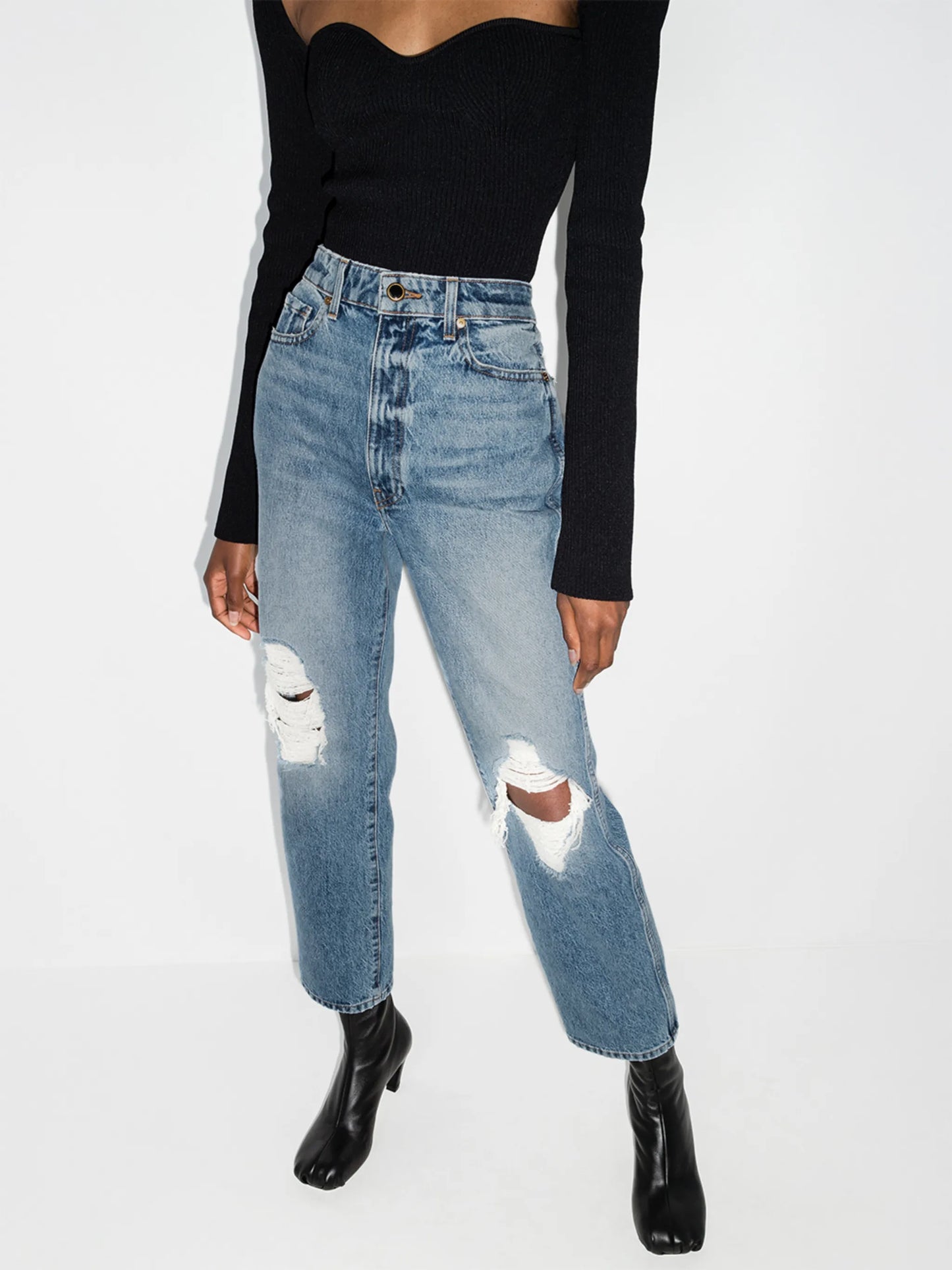 The Abigail straight-leg jeans