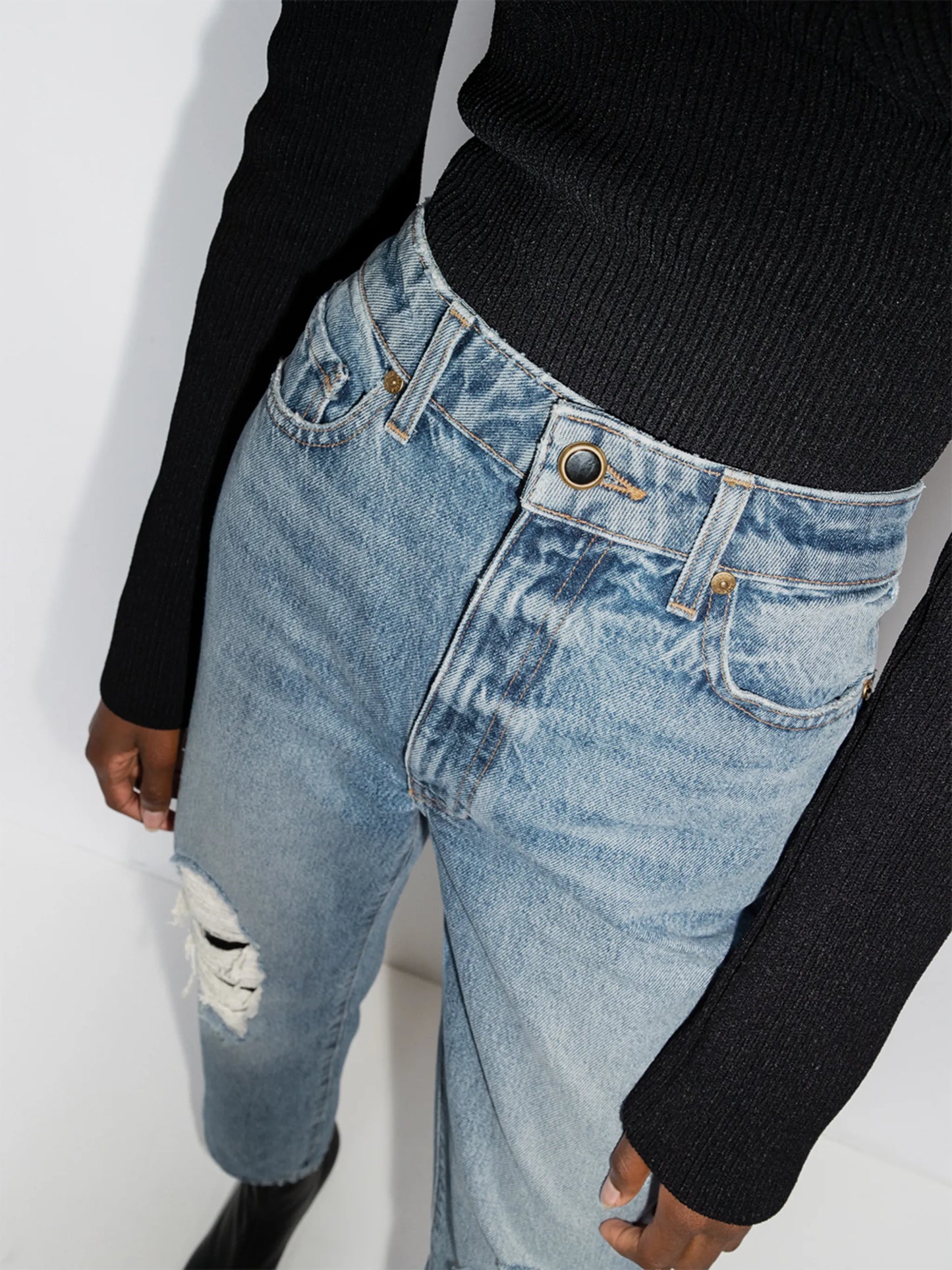 The Abigail straight-leg jeans