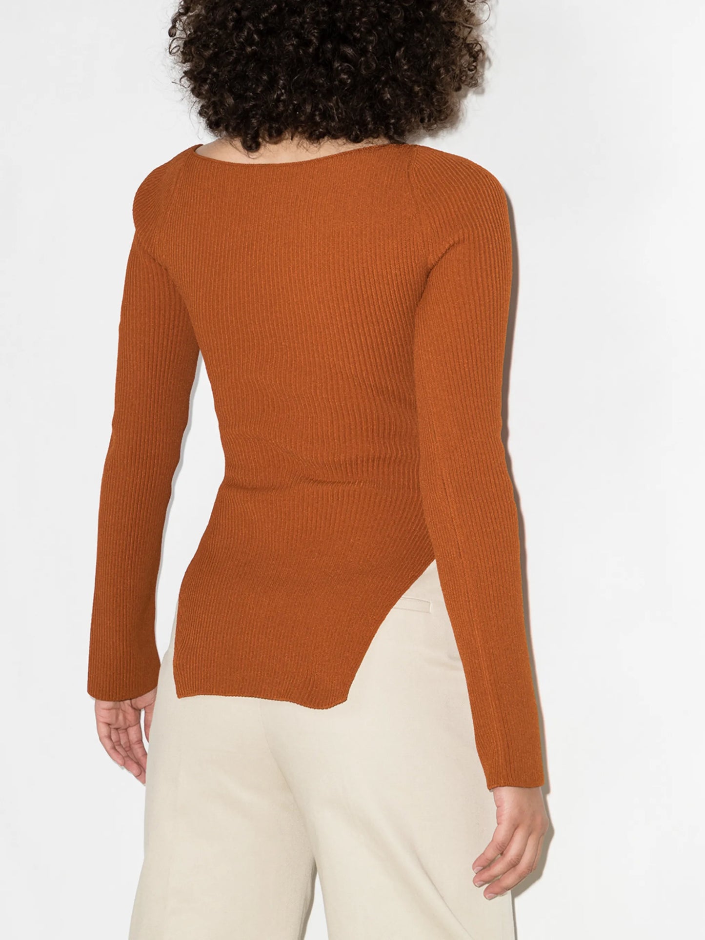 Maddy ribbed-knit top