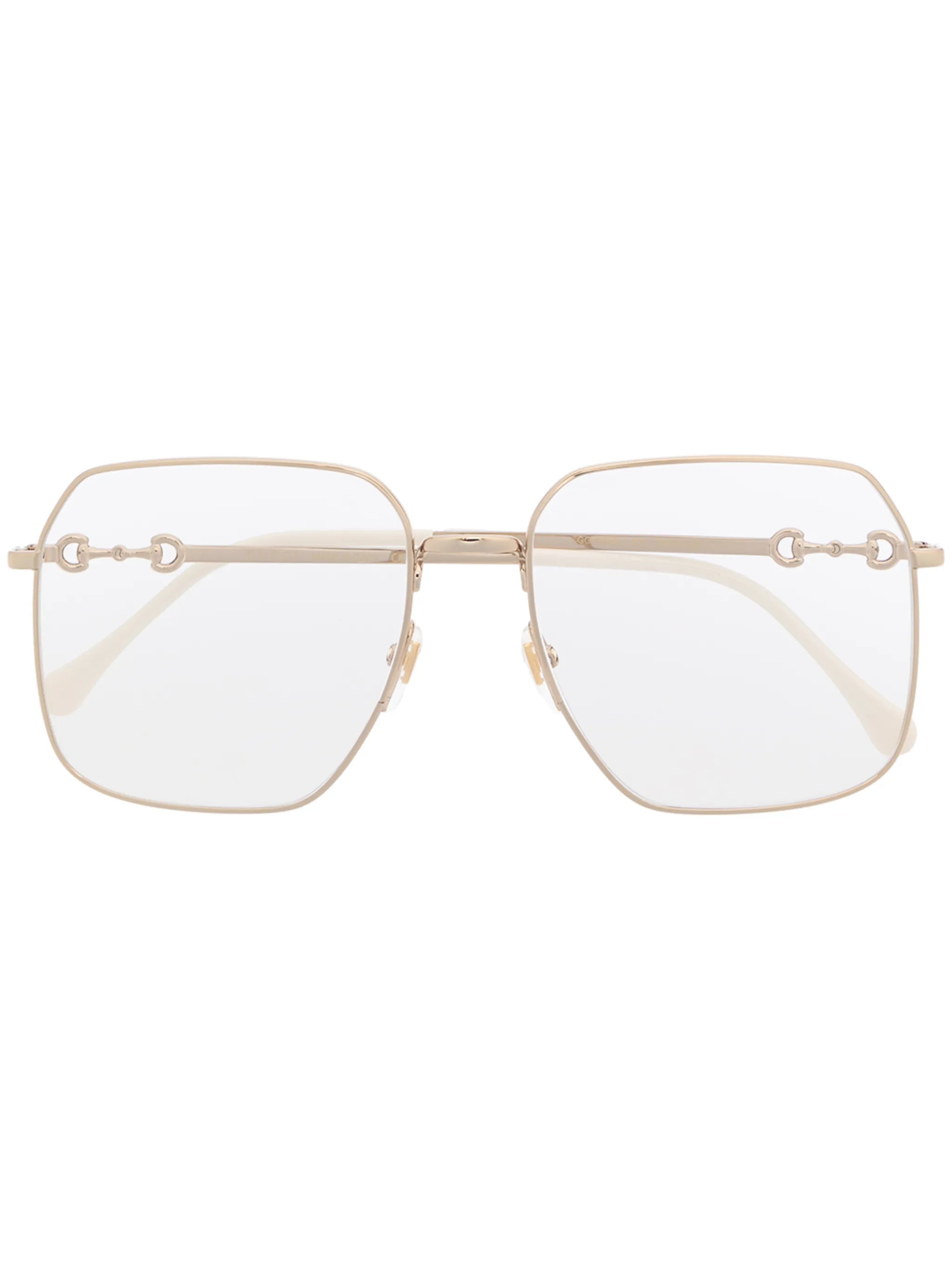square-frame oversized glasses