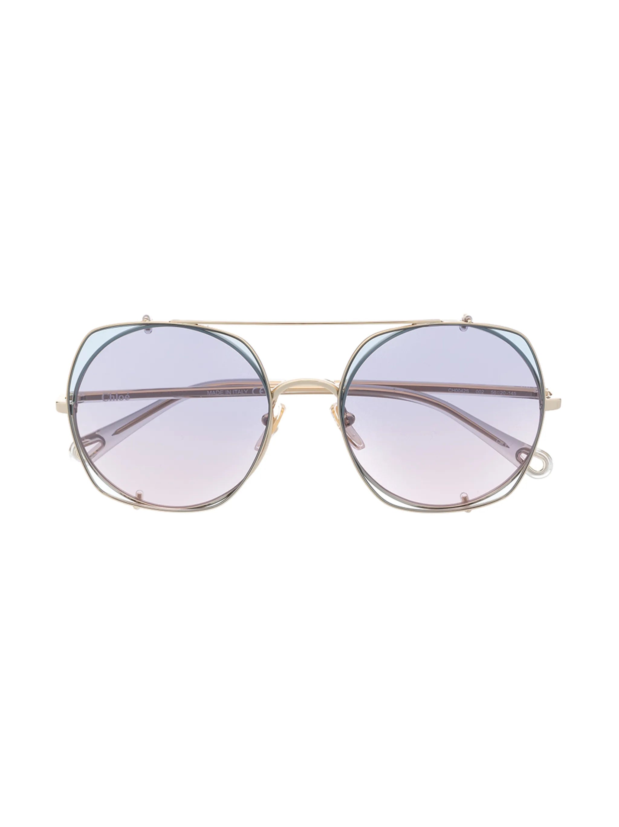 Demi convertible gradient sunglasses