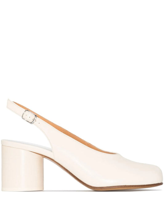 60mm Tabi slingback pumps