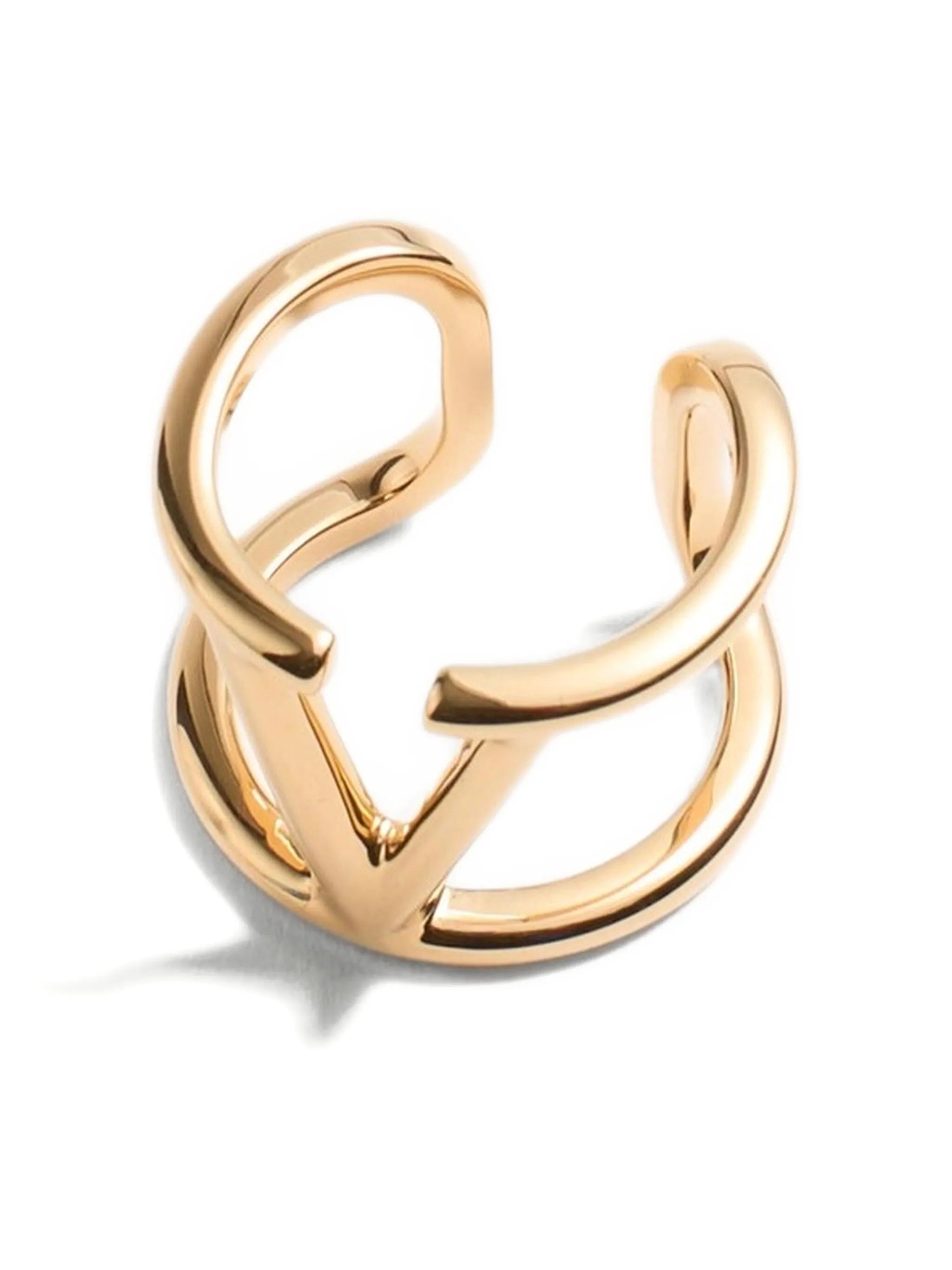 VLogo Signature cuff ring