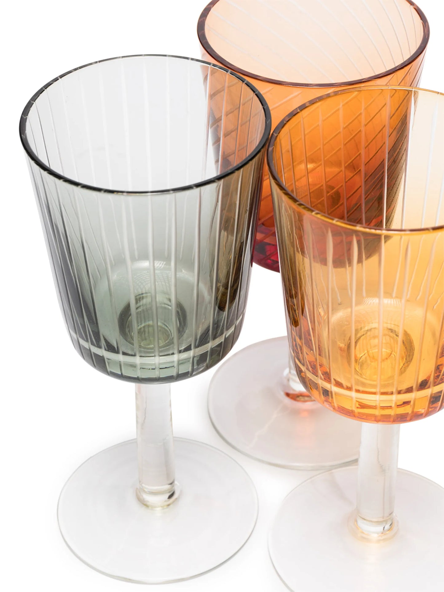 Library wine glasses set