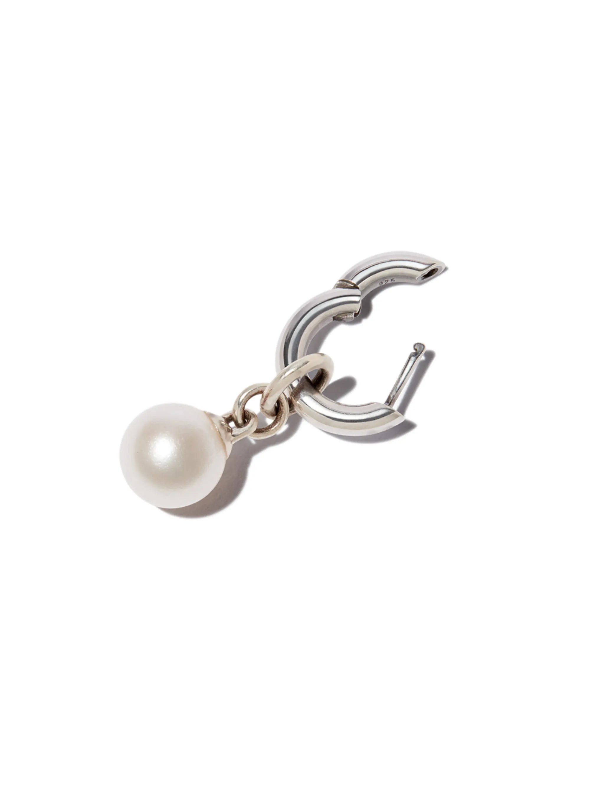pearl single earring
