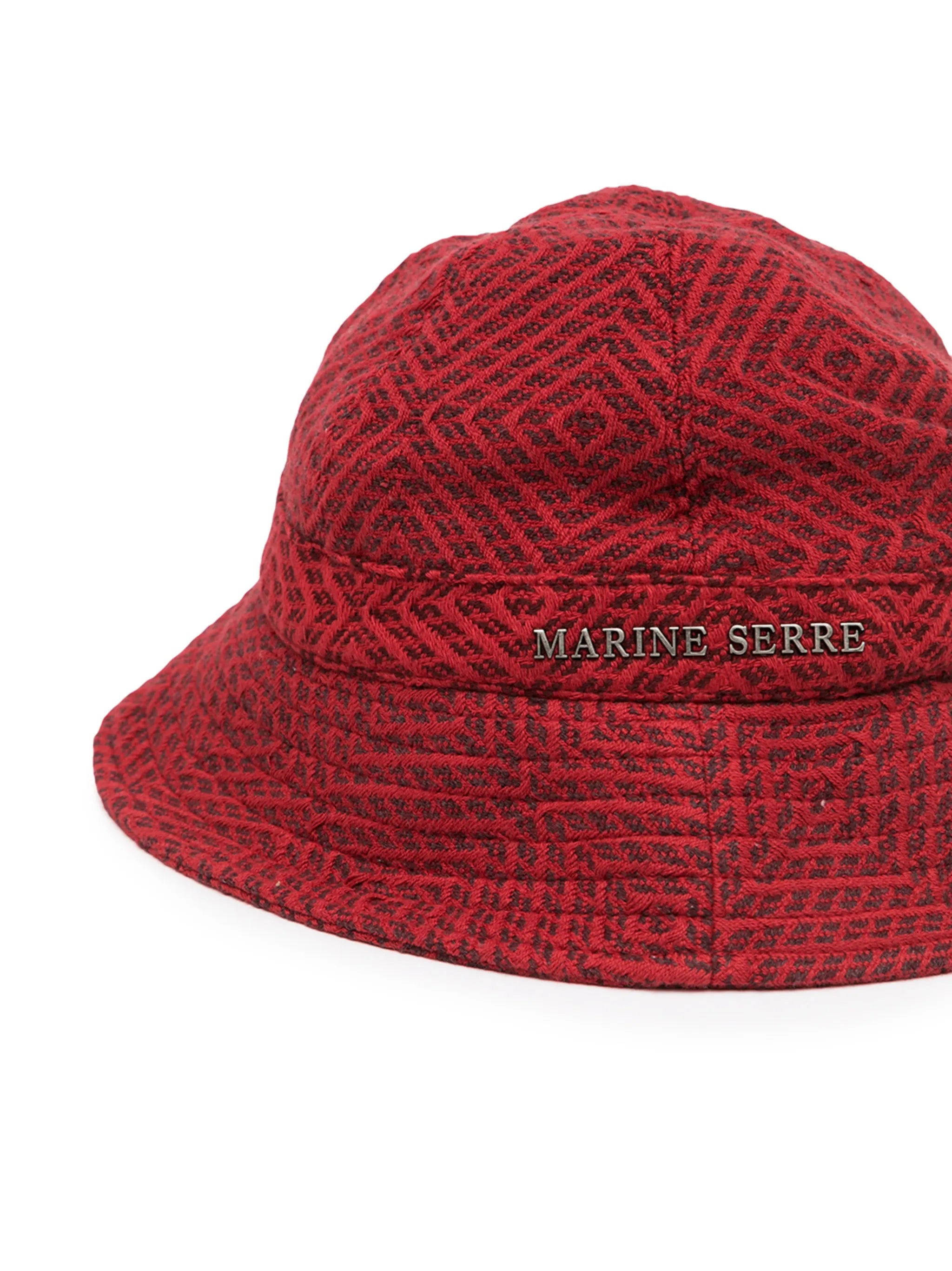 logo-plaque bucket hat