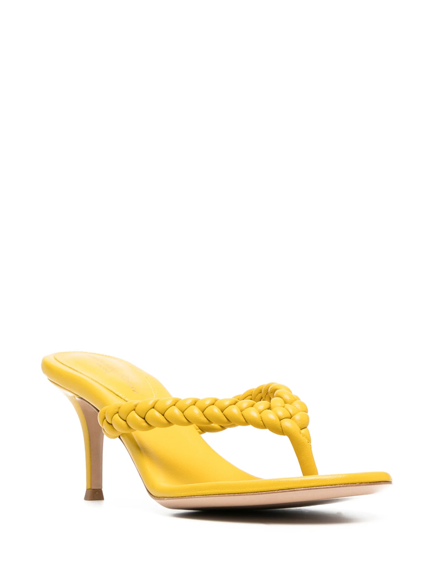 woven-strap thong-style sandals