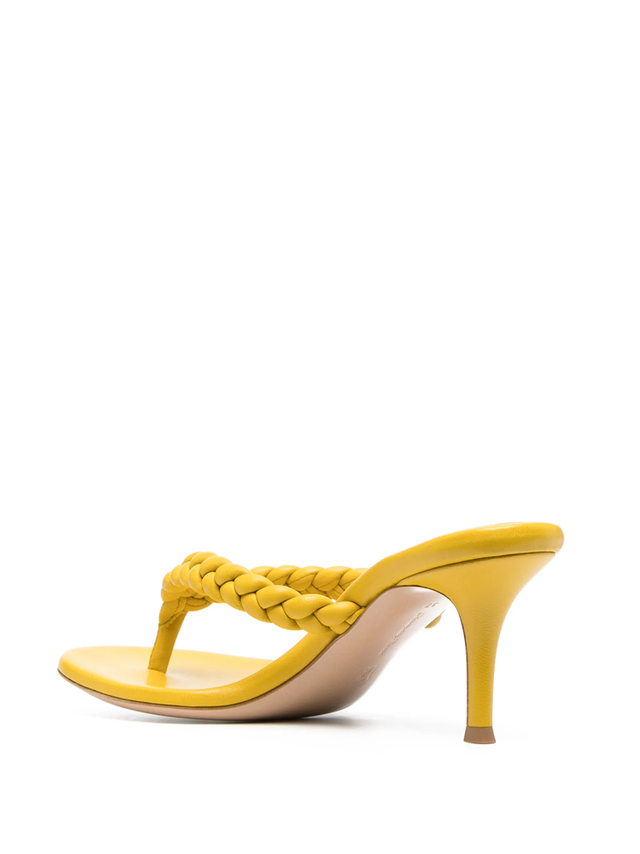 woven-strap thong-style sandals