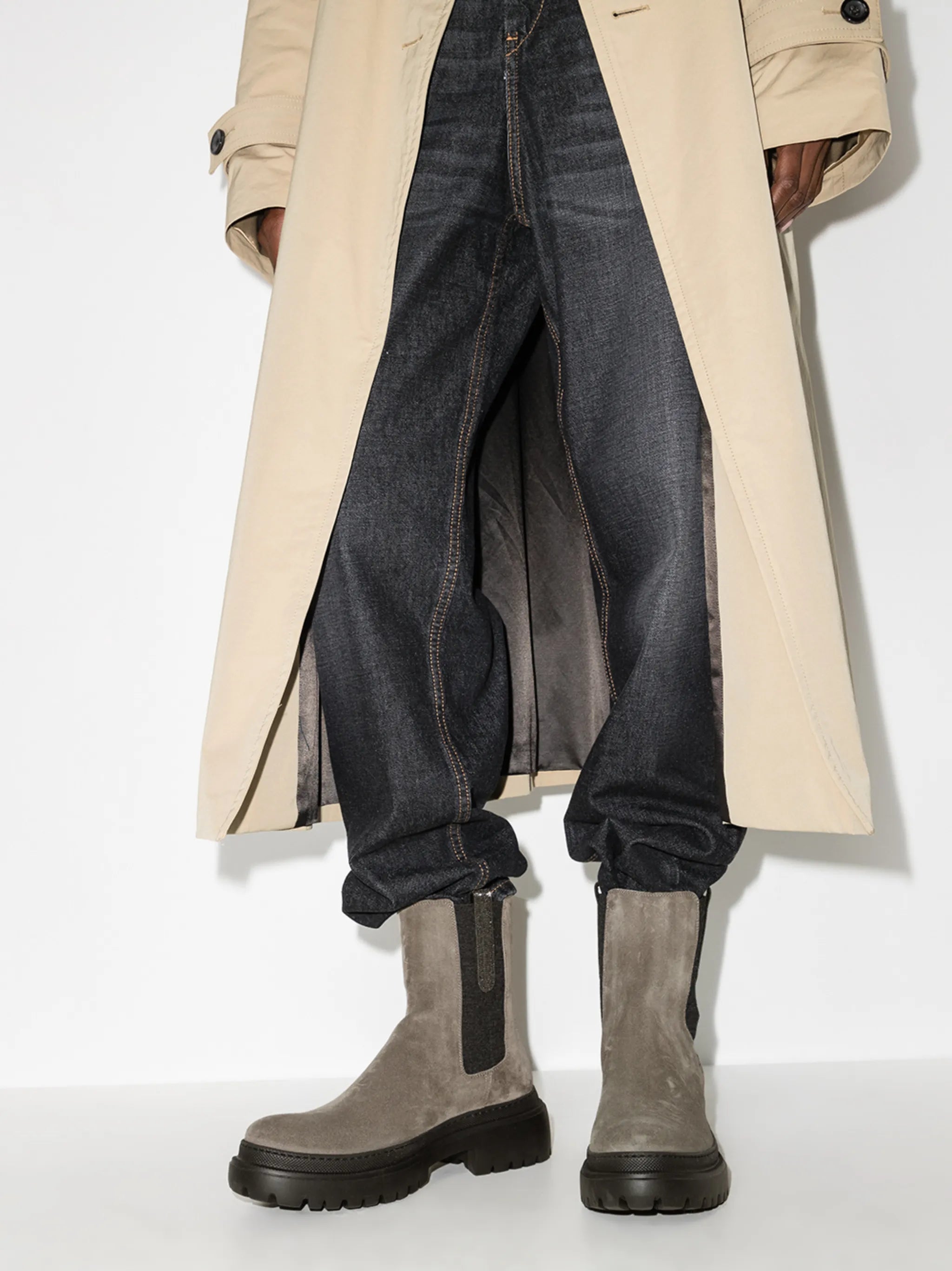 Monili-detail Chelsea boots