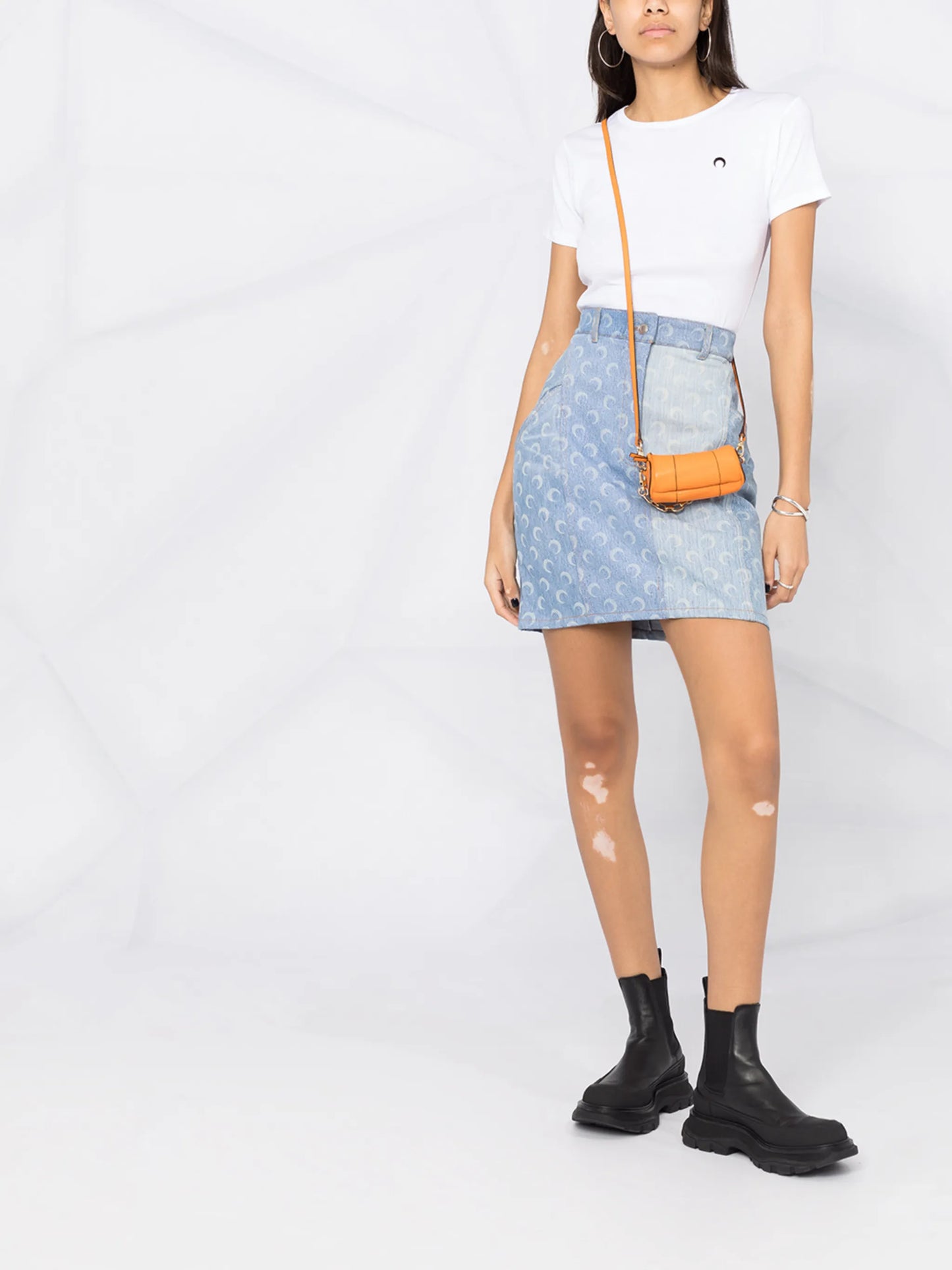 embroidered logo slim-fit T-shirt
