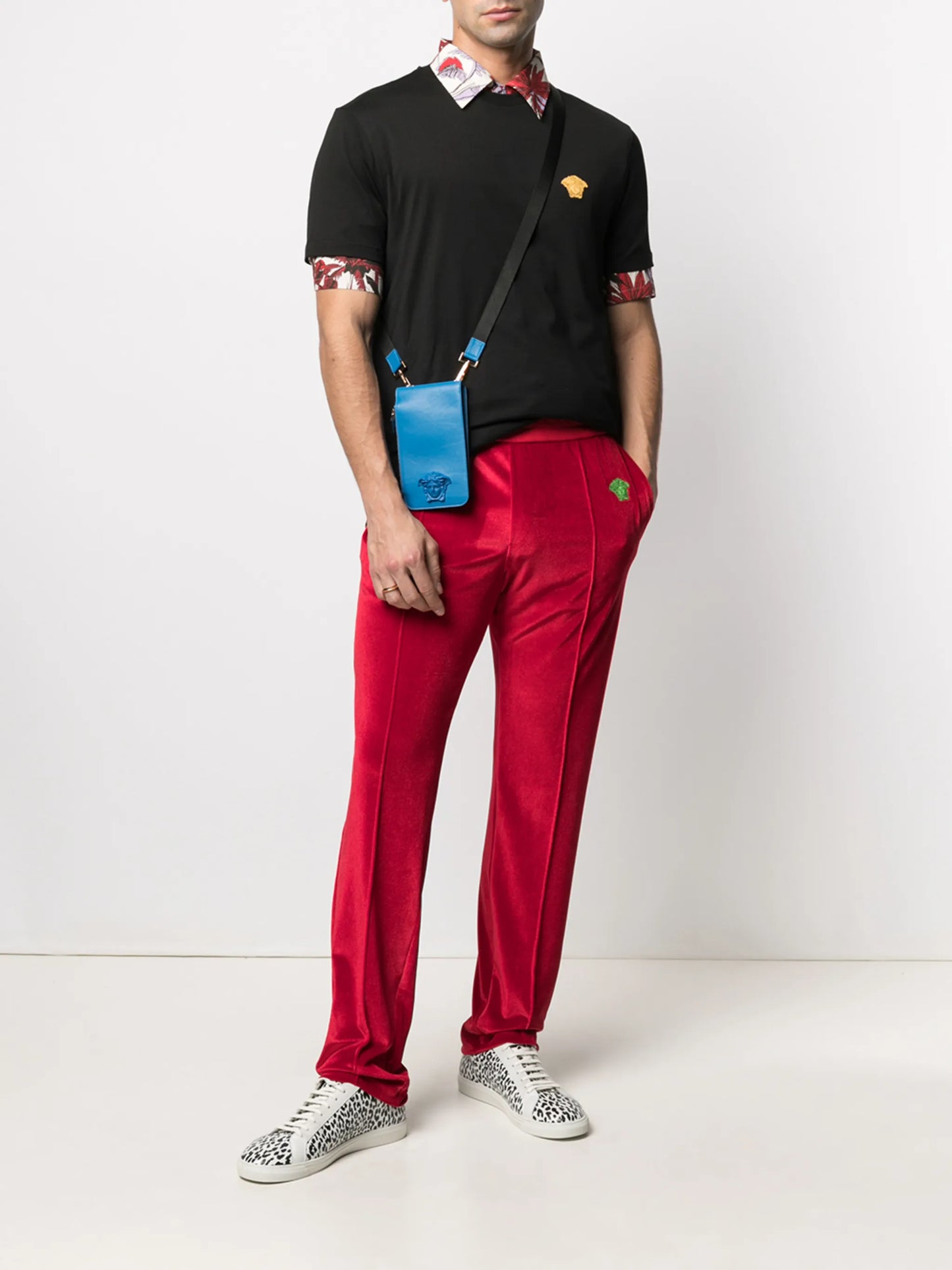 Medusa-motif short-sleeve T-shirt