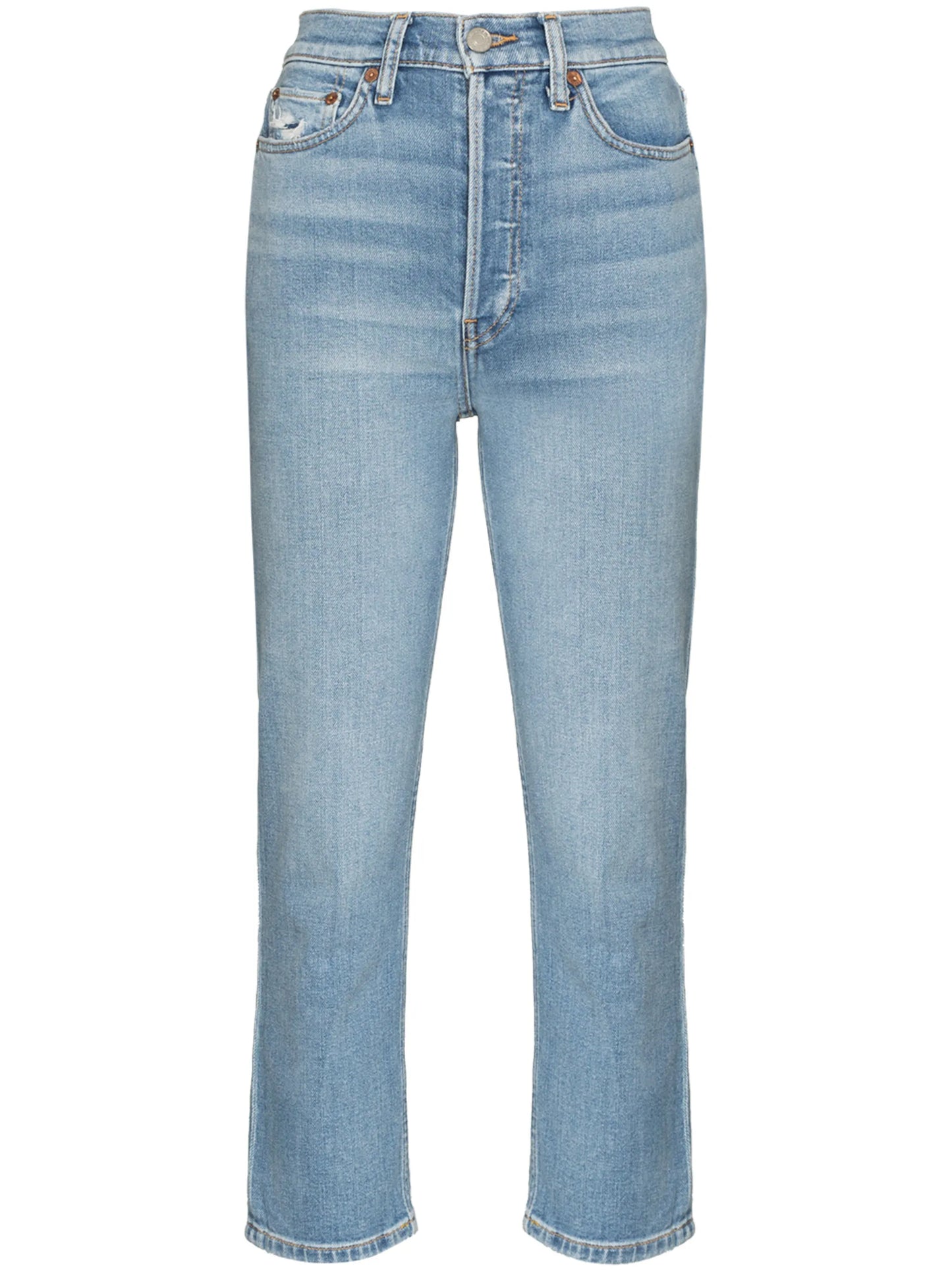 90s high-rise cropped jeans