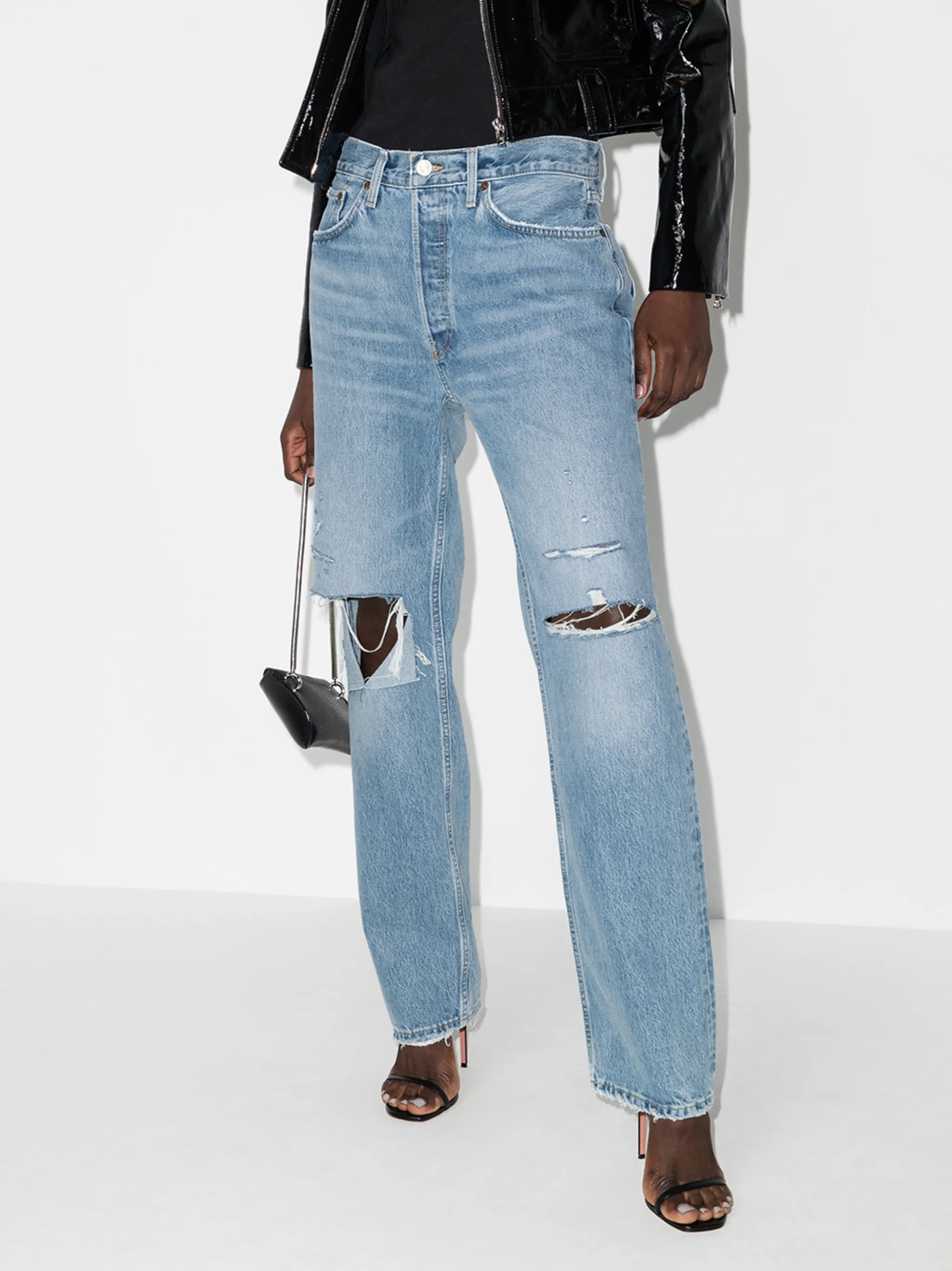90s straight-leg jeans