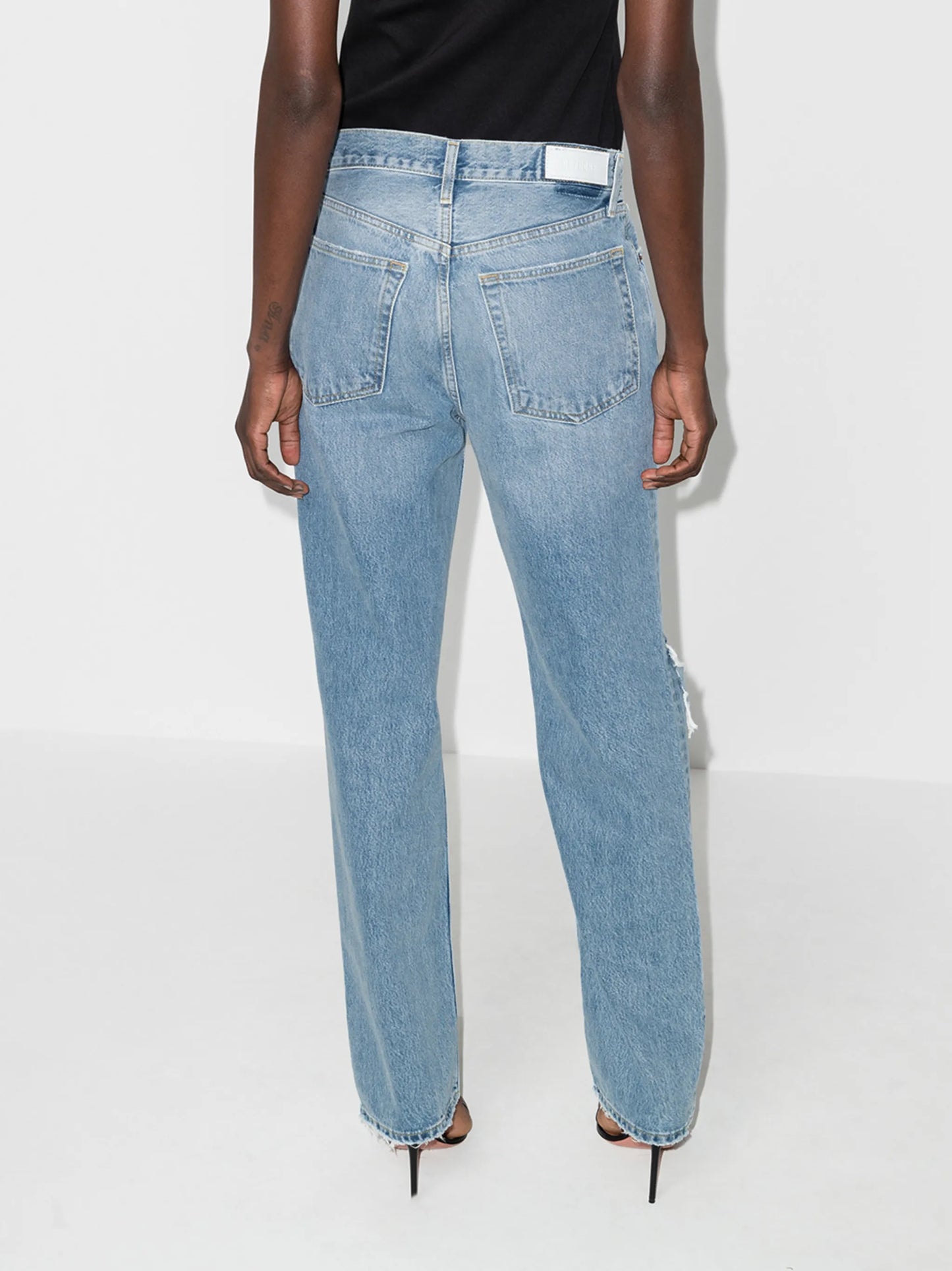 90s straight-leg jeans