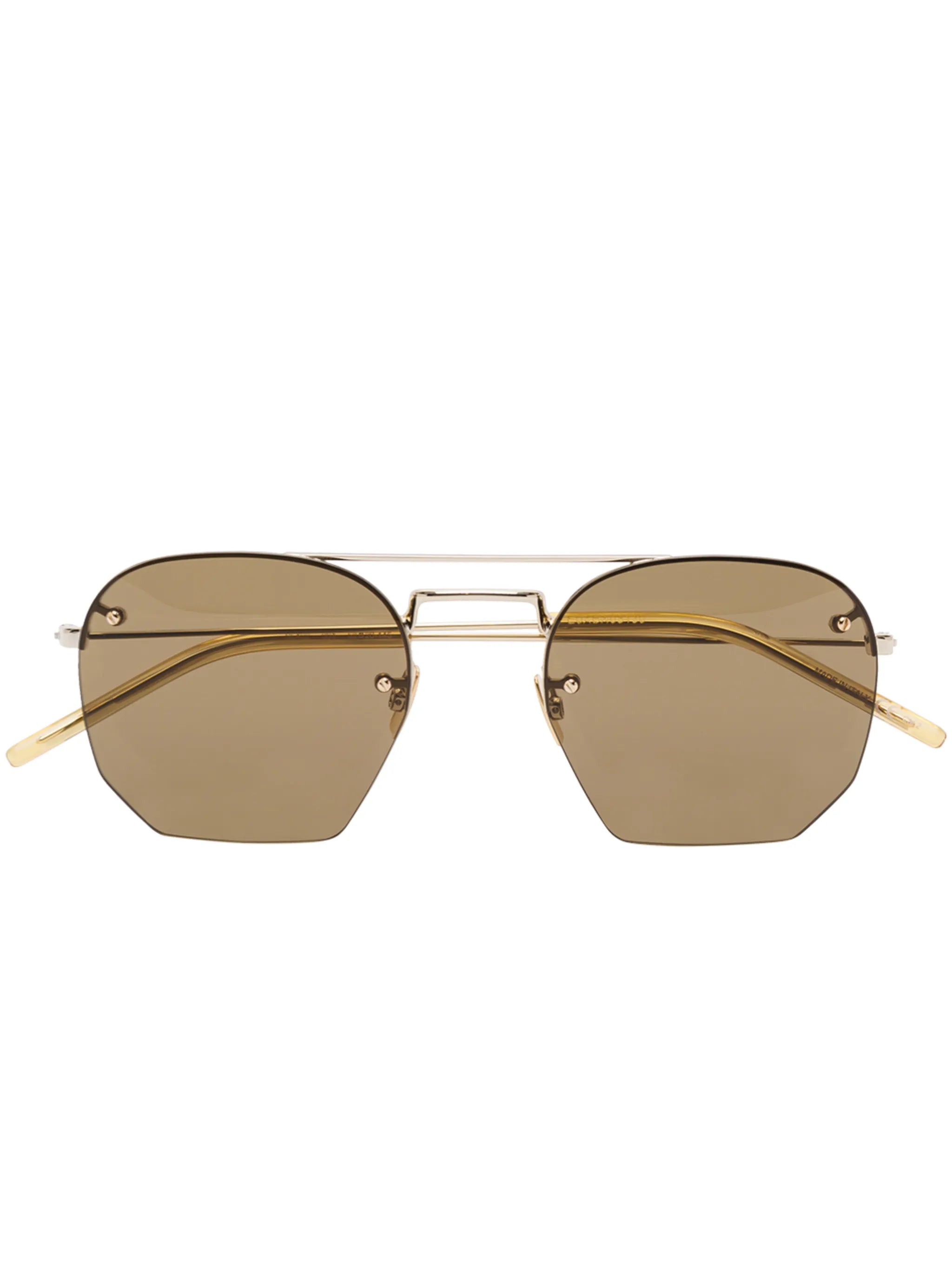 SL422 geometric-frame sunglasses