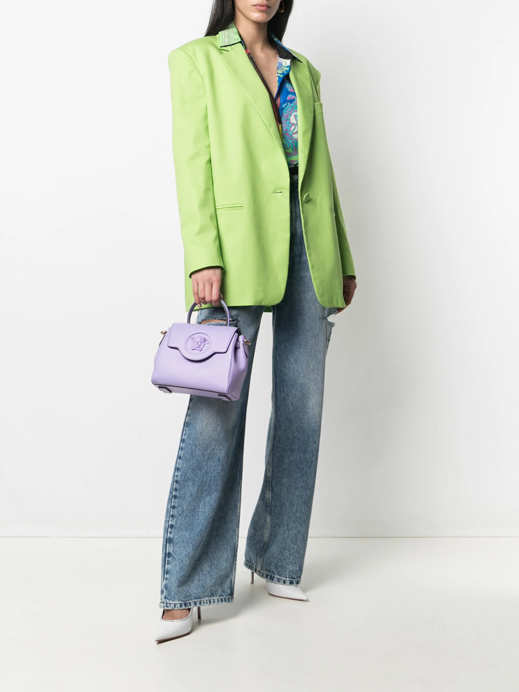 La Medusa small chain-link shoulder bag
