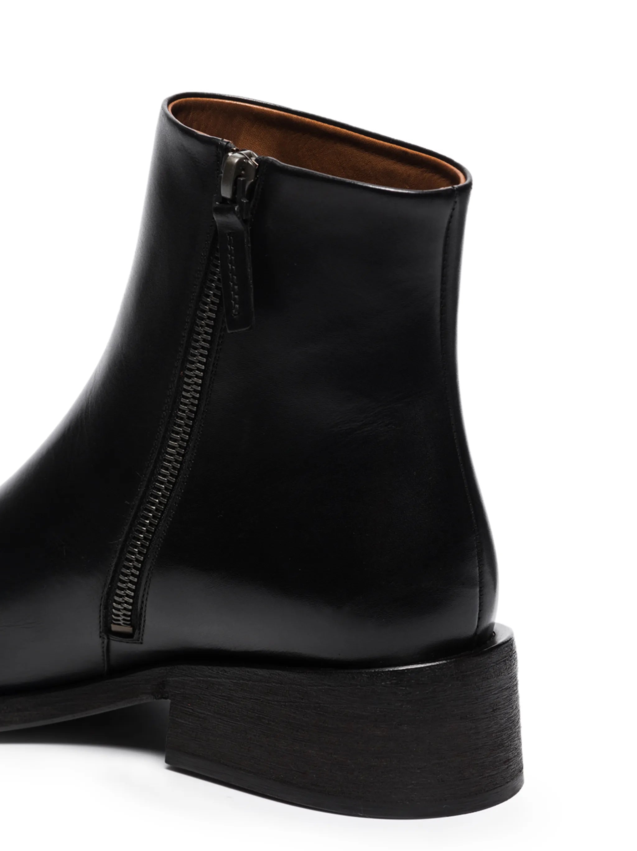 30mm square-toe ankle boots