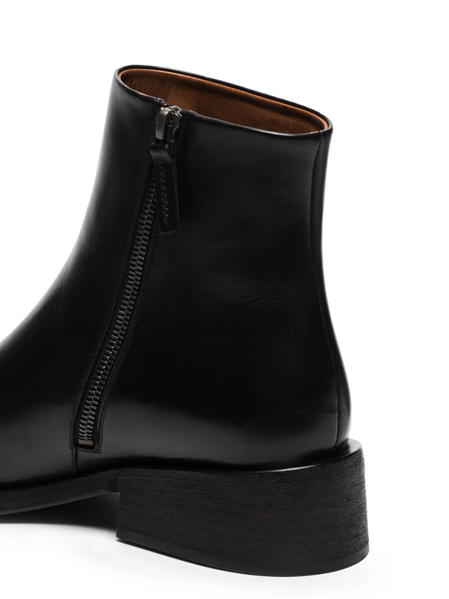 30mm square-toe ankle boots