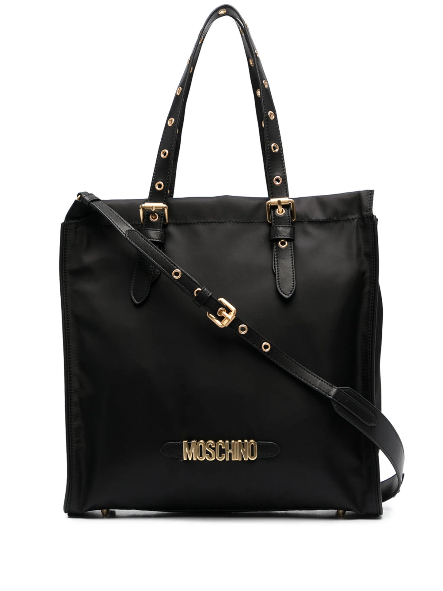 lettering logo tote bag