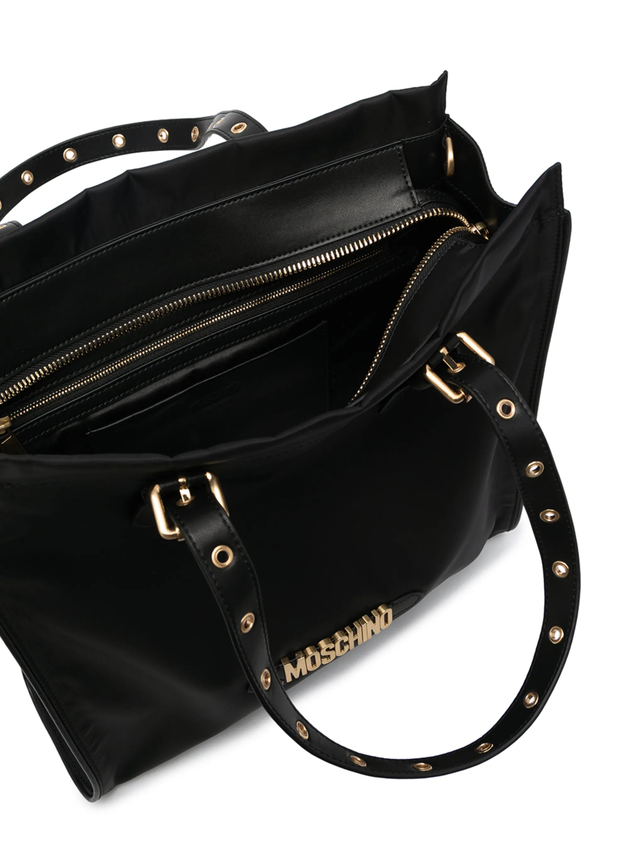lettering logo tote bag