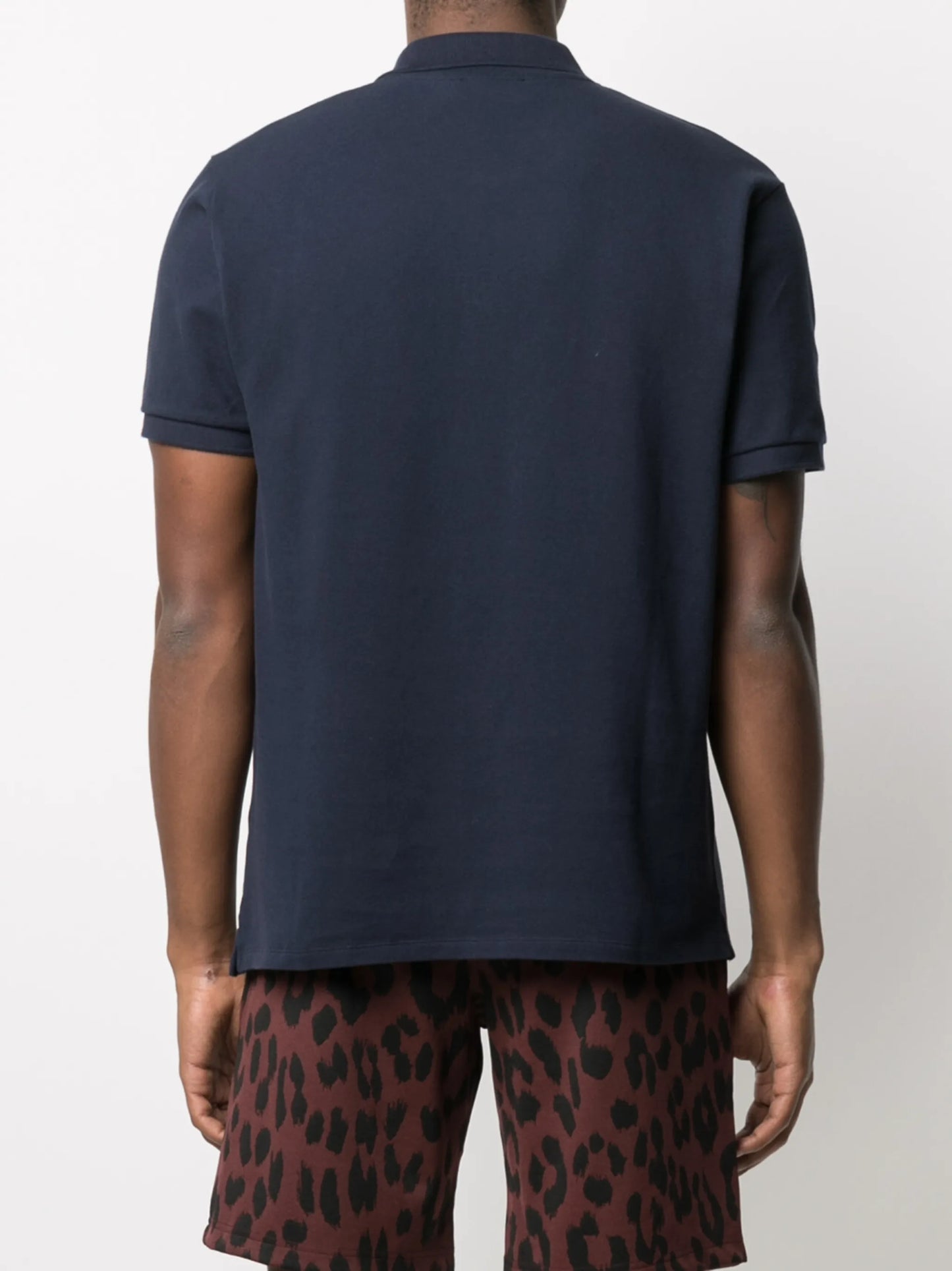 embroidered-logo polo shirt