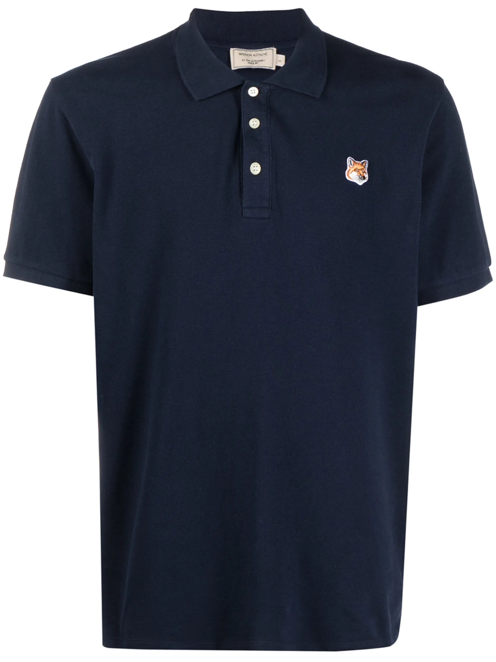 Fox Head patch piqué polo shirt