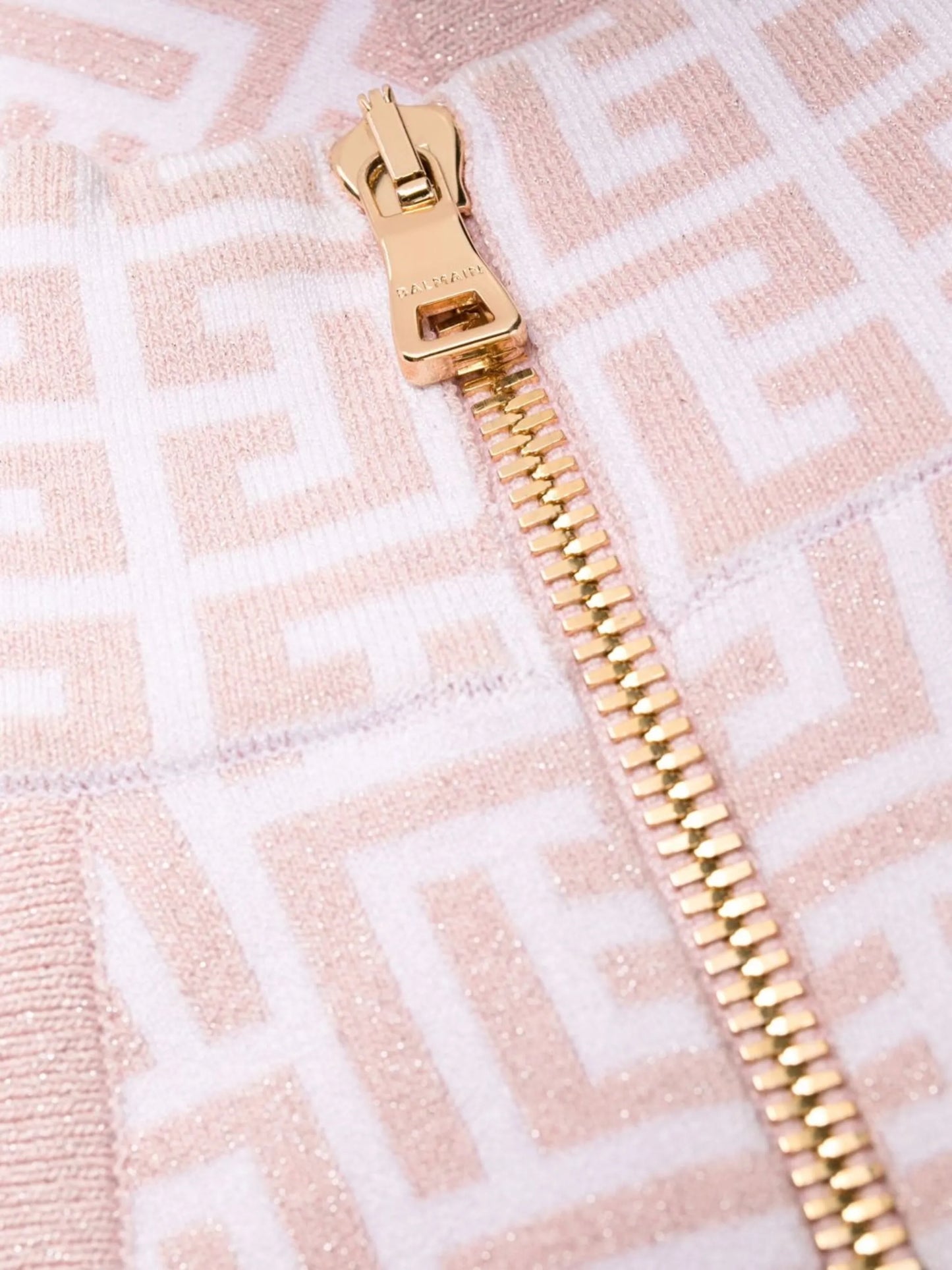 monogram glitter buttoned mini dress