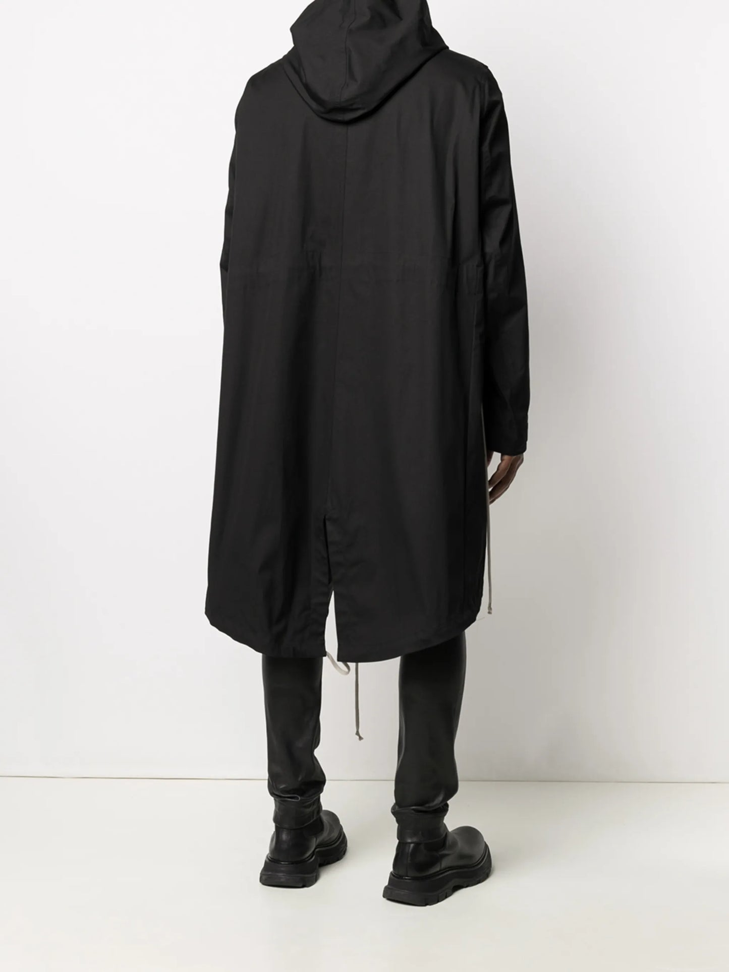 oversized pocket hooded parka