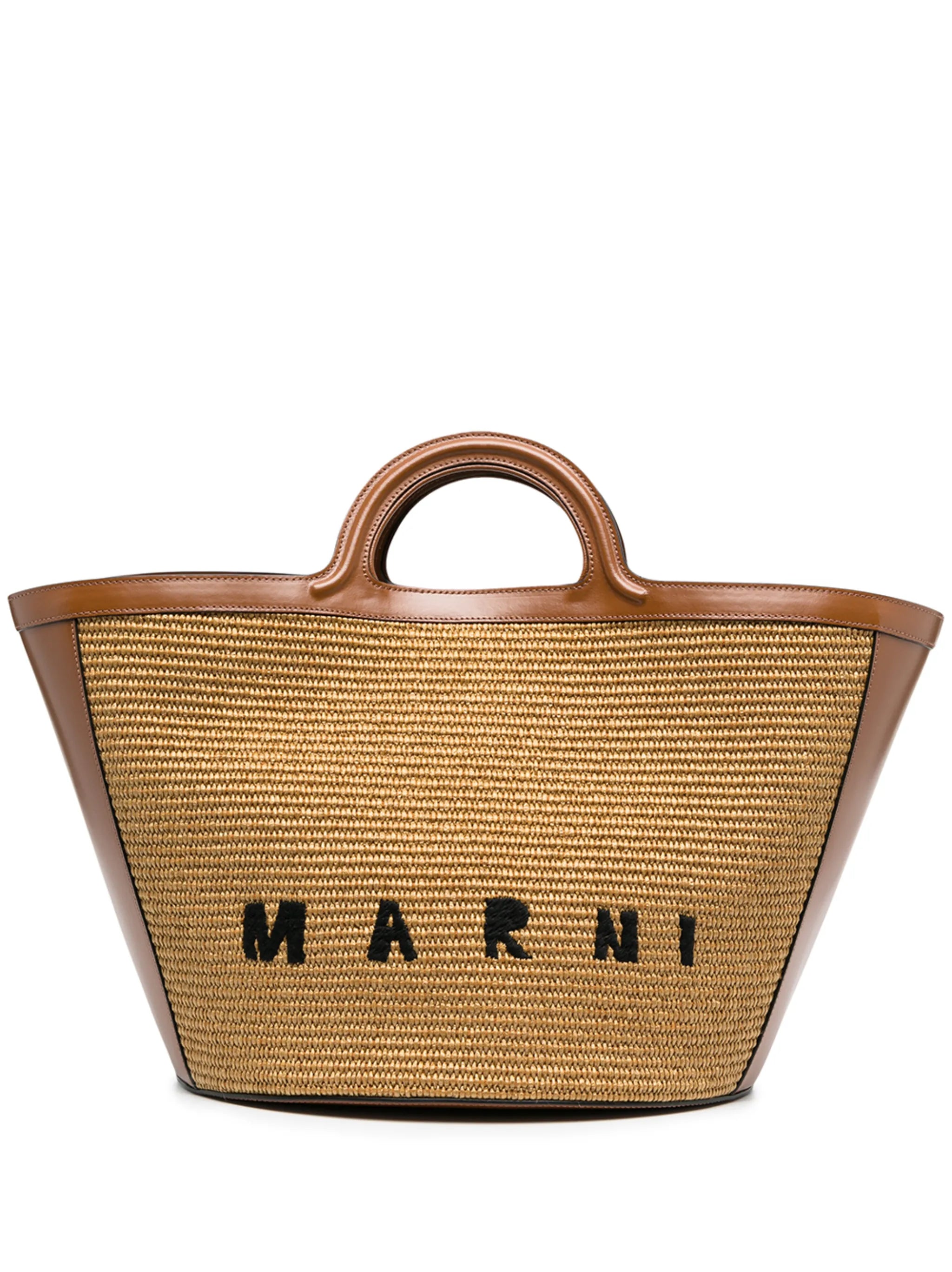 Tropicalia logo-embroidered tote bag