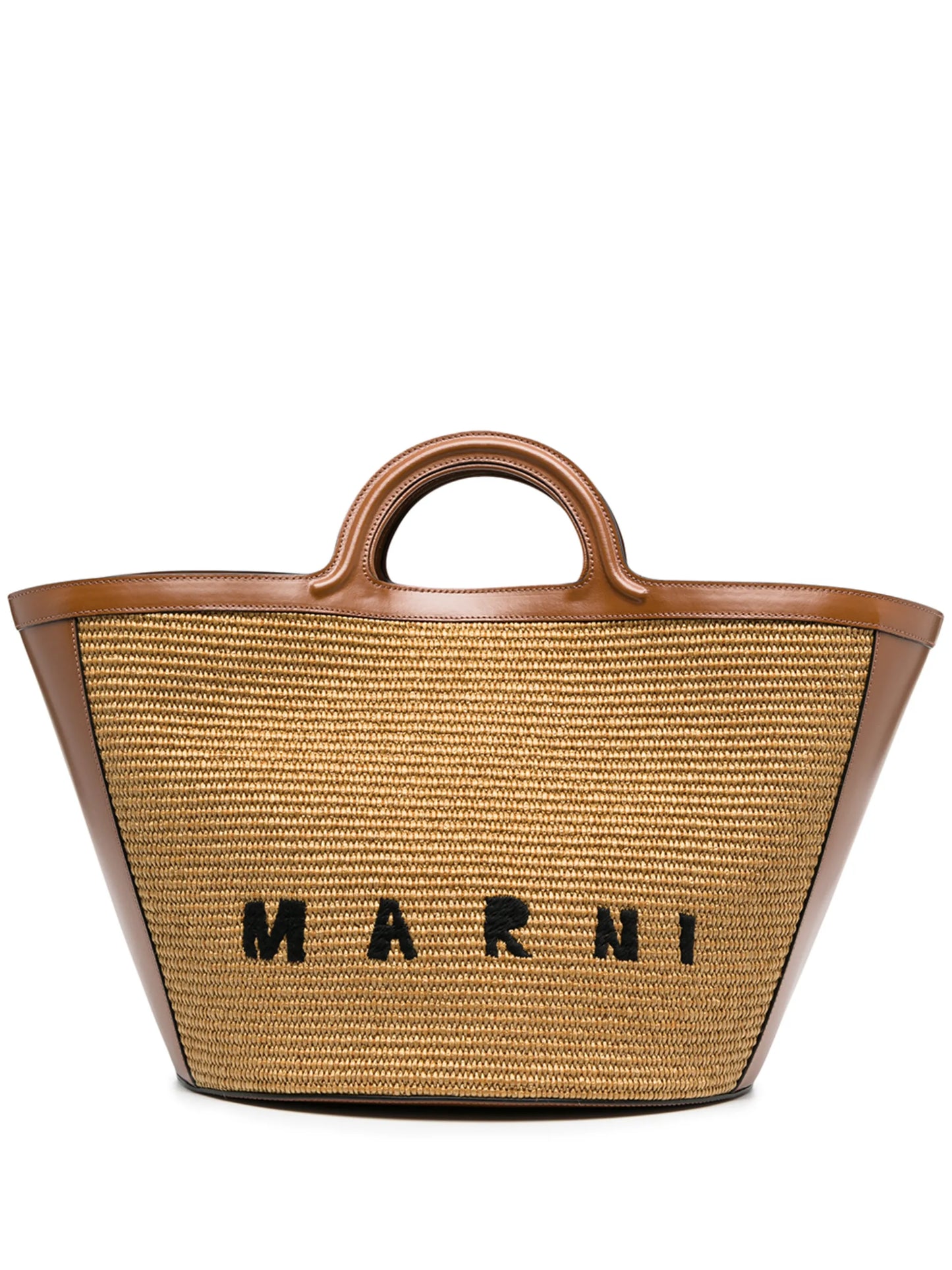 Tropicalia logo-embroidered tote bag