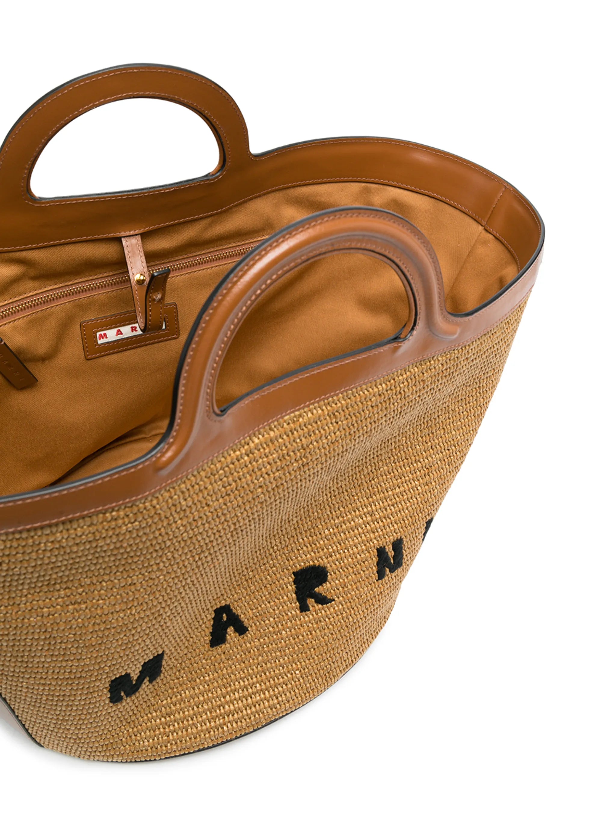 Tropicalia logo-embroidered tote bag