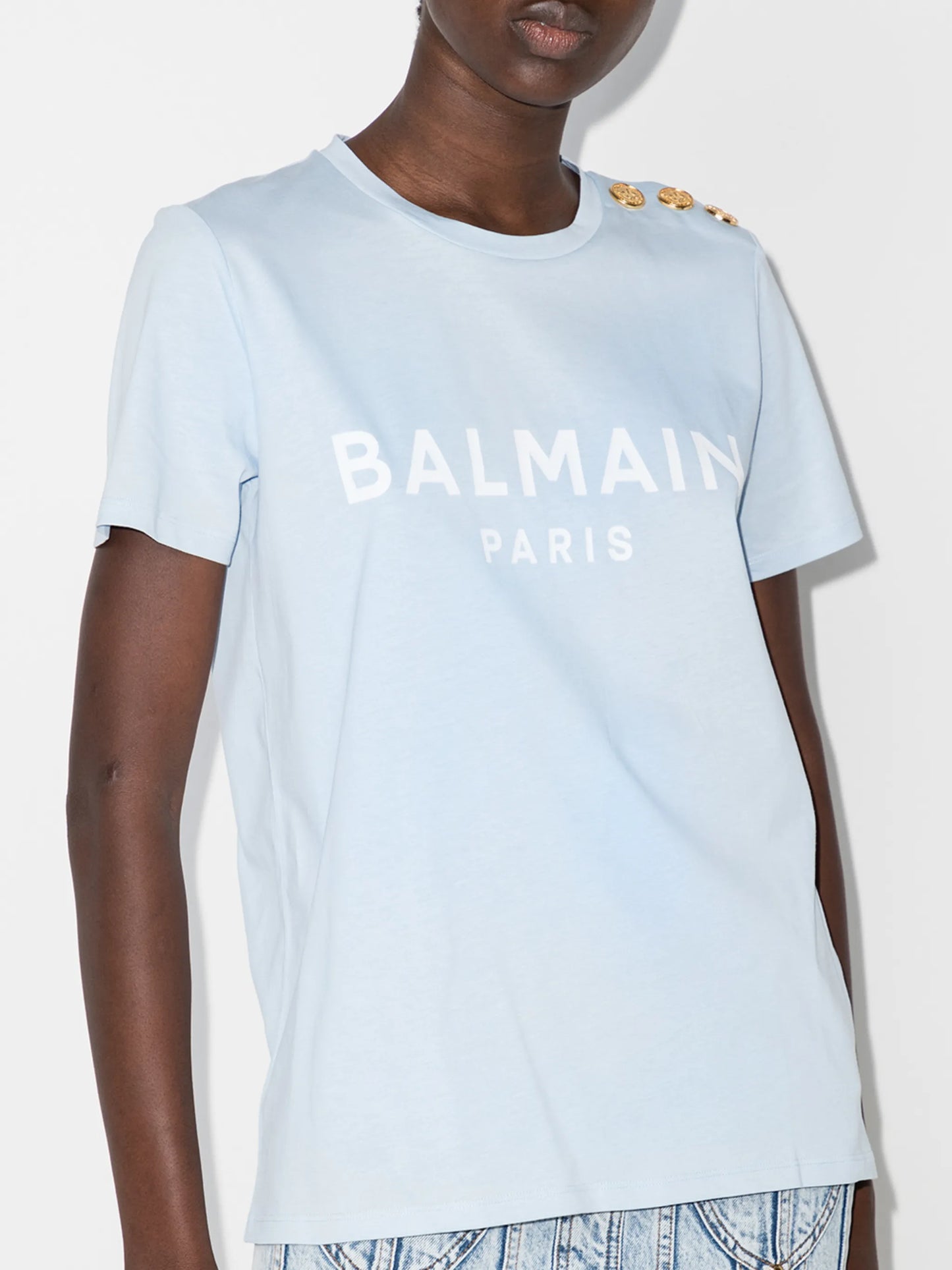 logo three-button T-shirt