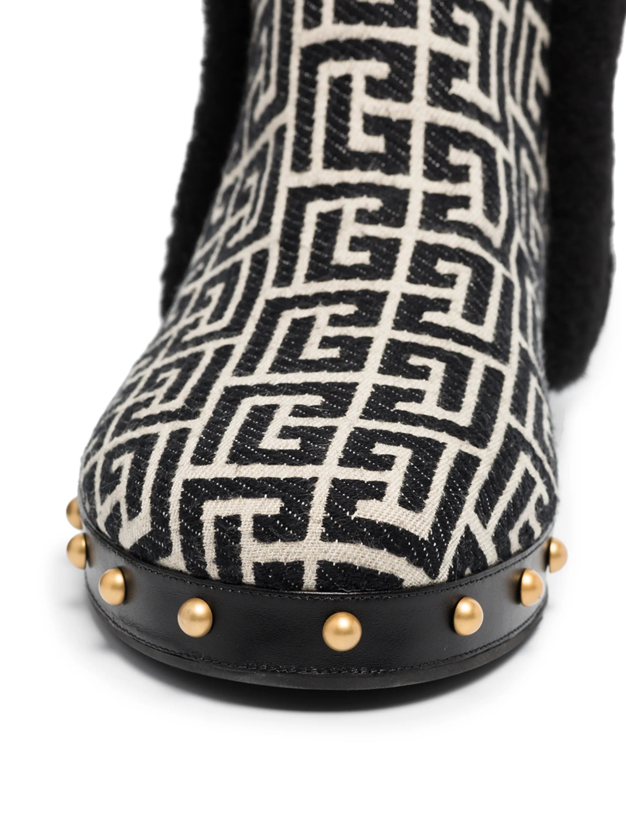 logo shearling ankle boots
