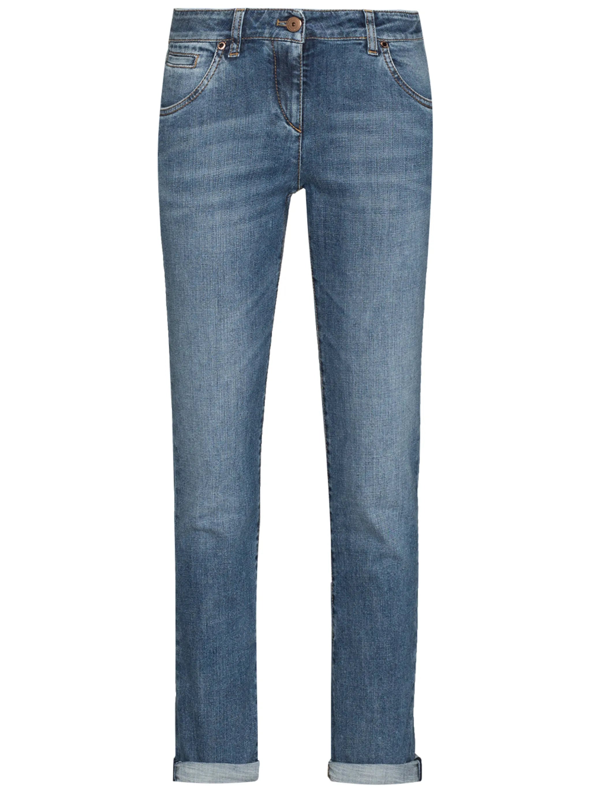 straight-leg cropped jeans