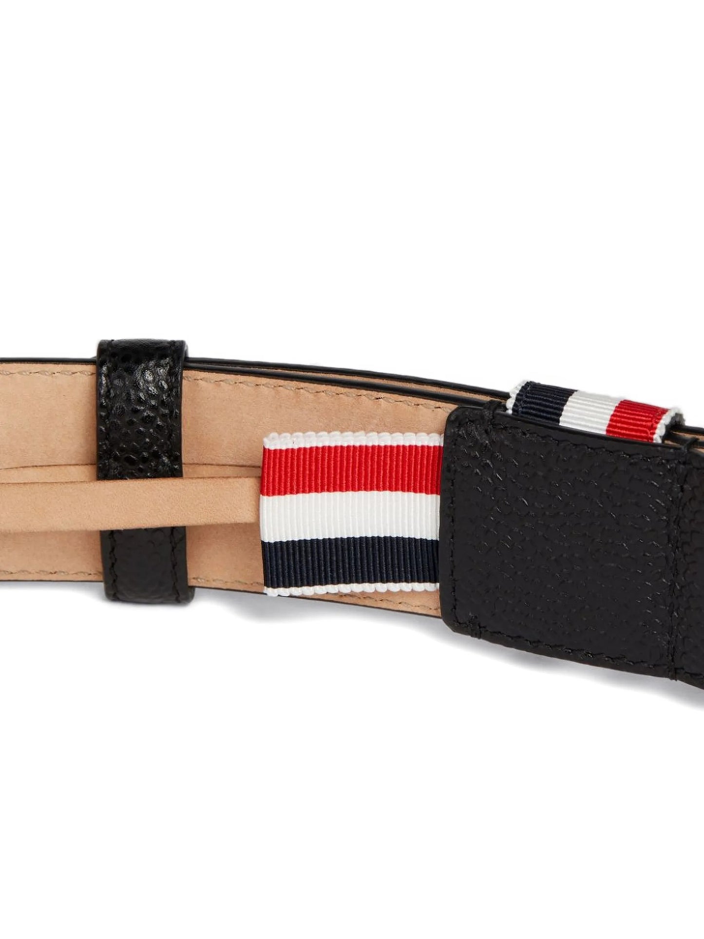signature three stripe detail belt