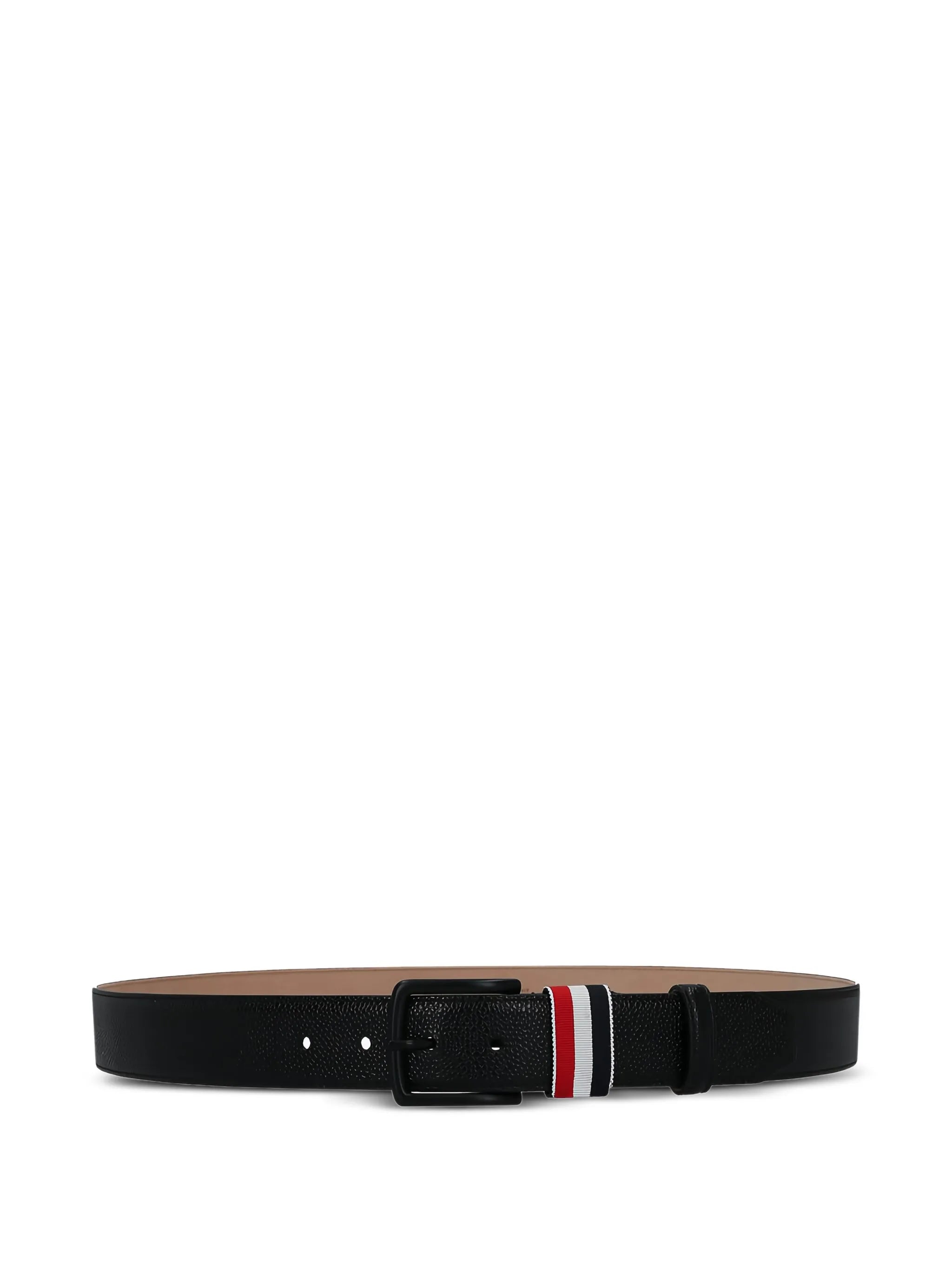 signature three stripe detail belt